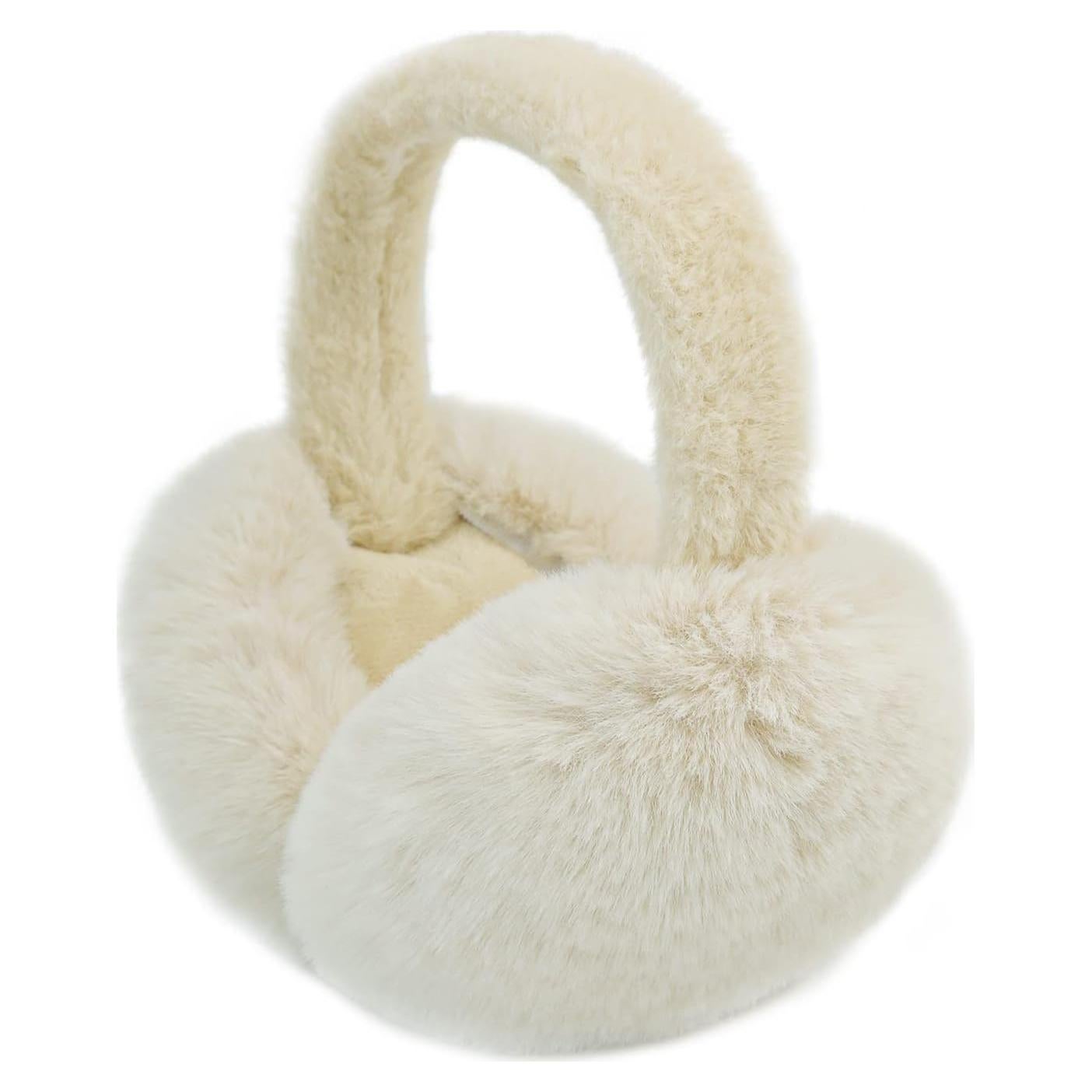 Orejeras Plegables PIGBENGO para Invierno Adulto Unisex Beige