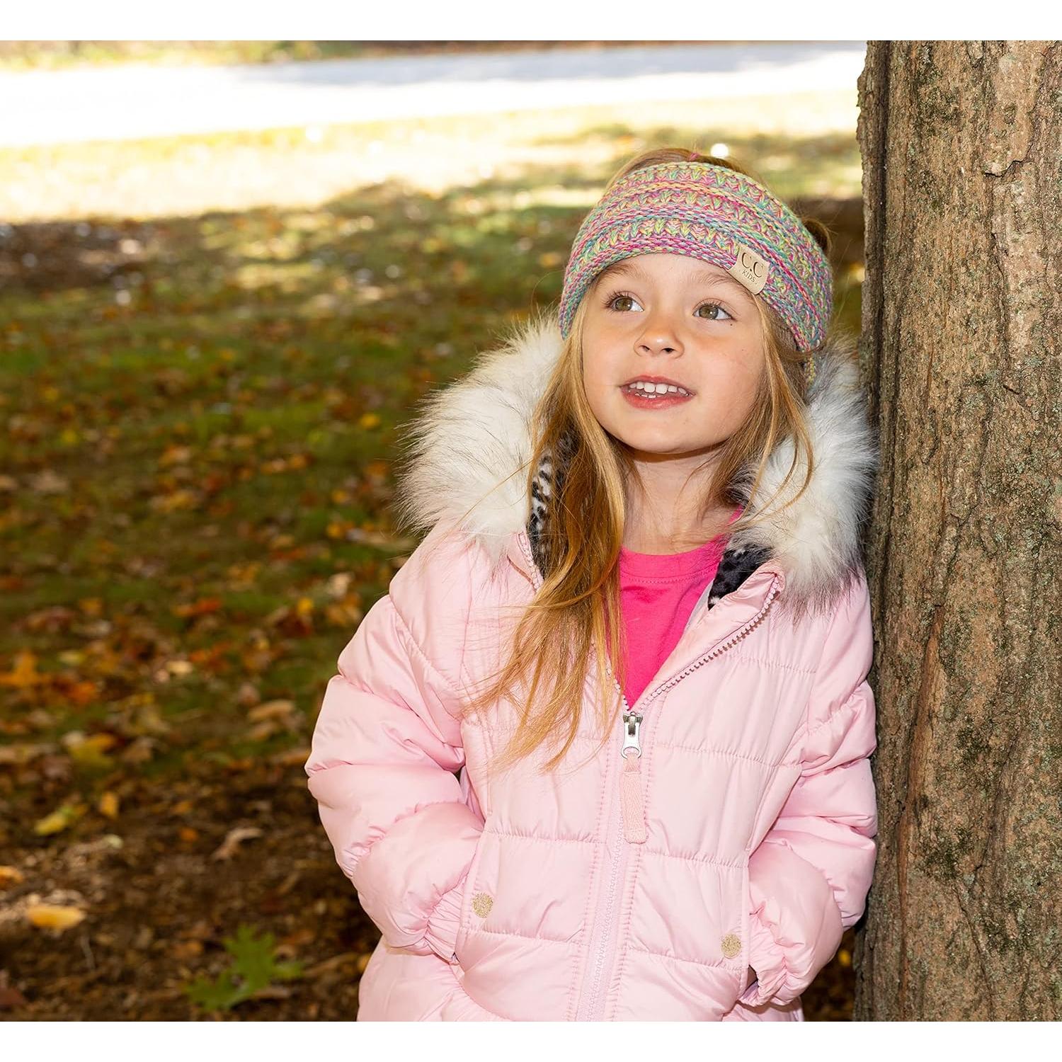 Banda para la Cabeza de Invierno Funky Junque - Niñas 4 Tonos