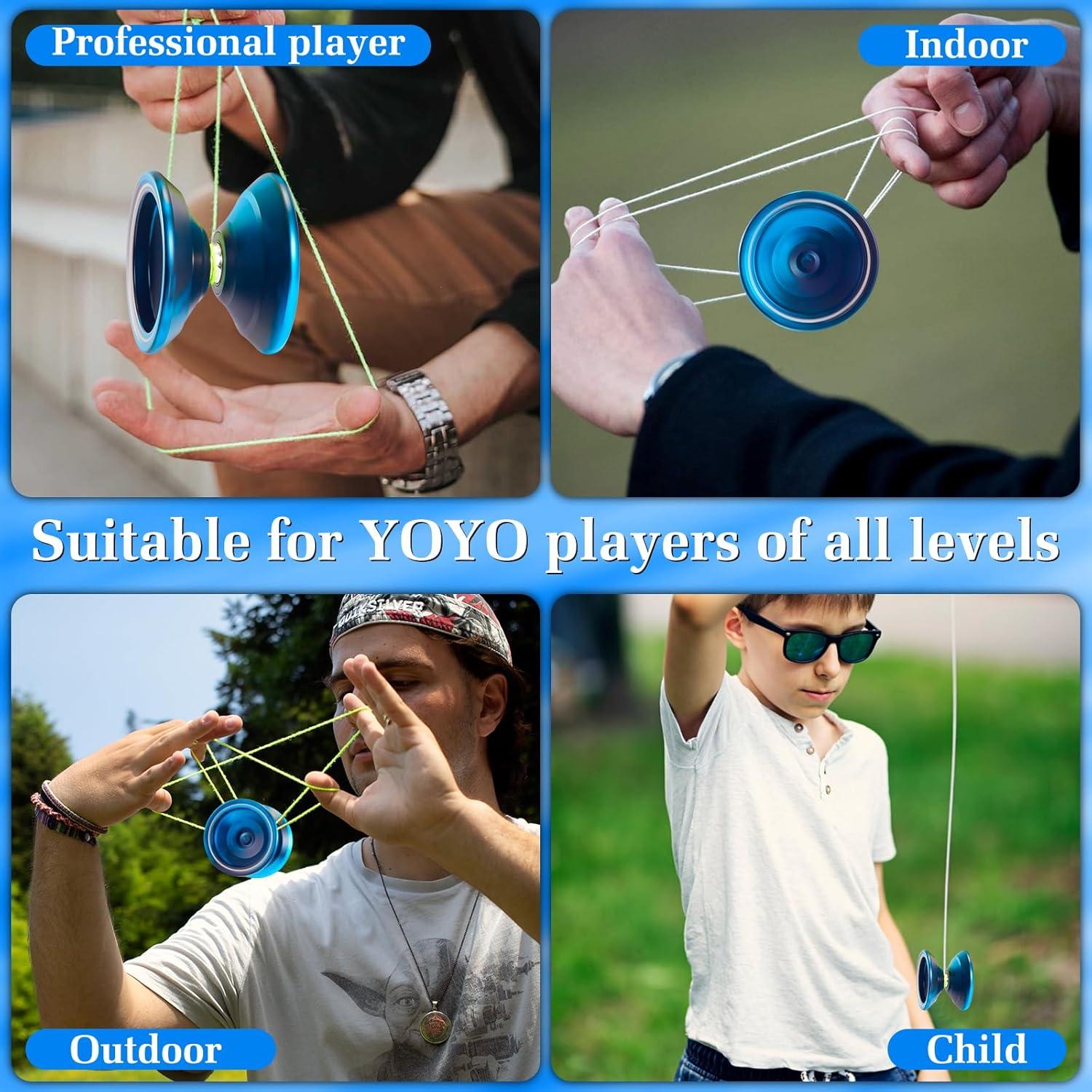 Yoyo Profesional WATIEOBOO Metálico para Niños y Adultos