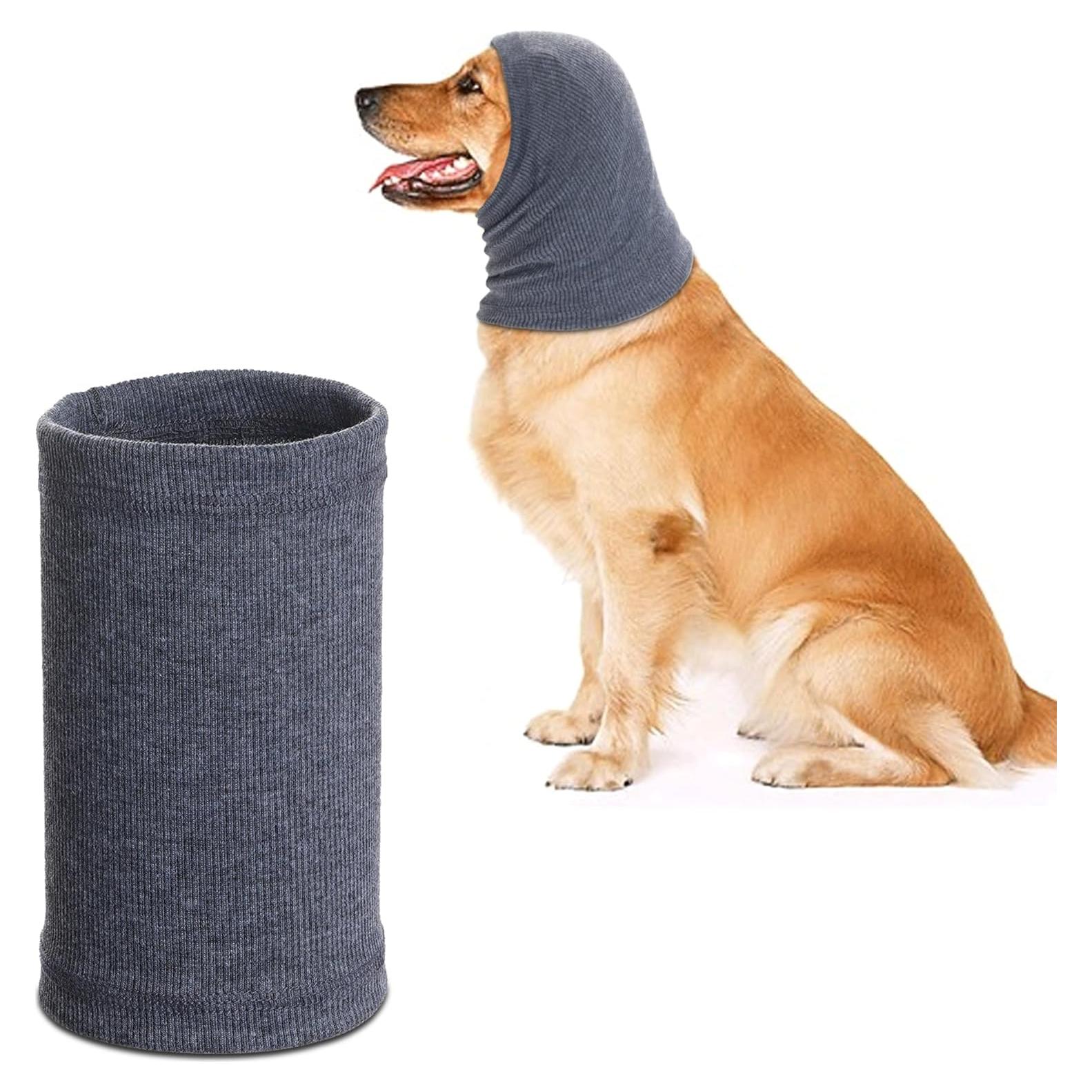 Capucha para Orejas de Perro Rbenxia Grande Gris - Protección Auditiva