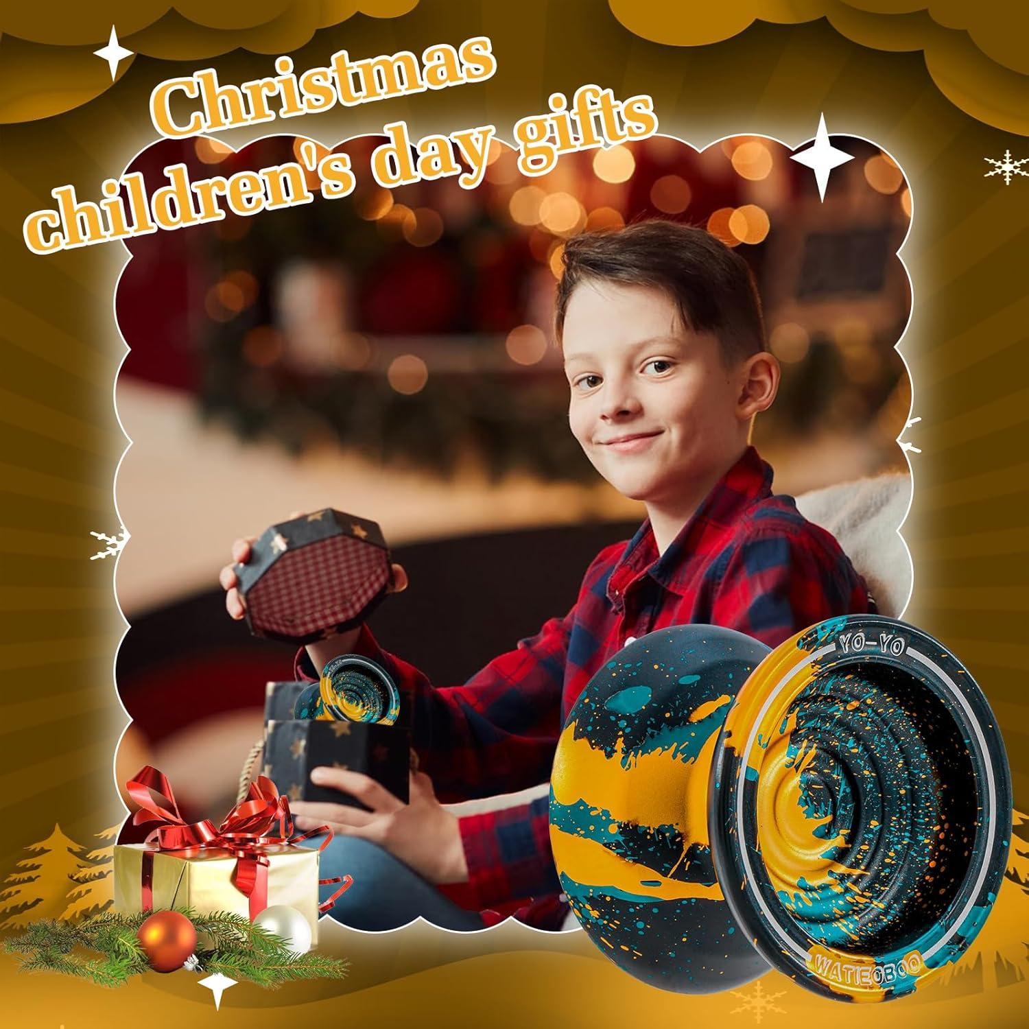 Yoyo Metálico WATIEOBO Profesional para Niños y Adultos