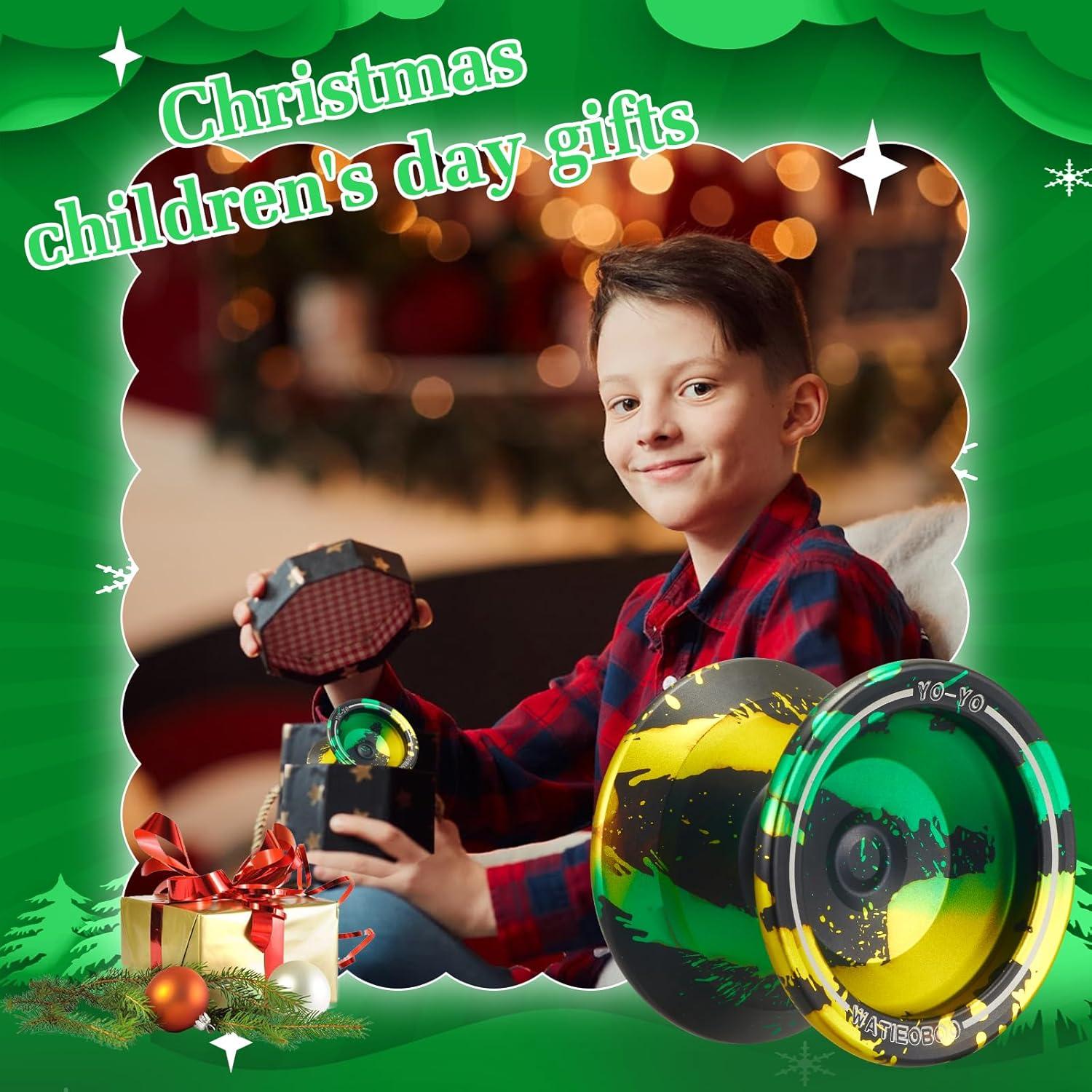 Yoyo Profesional WATIEOBOO Metálico para Niños y Adultos