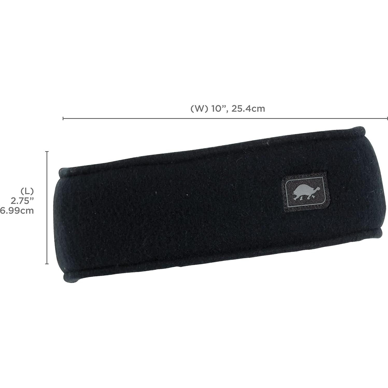 Diadema de Fleece Turtle Fur Triple Capa para Adultos Negro