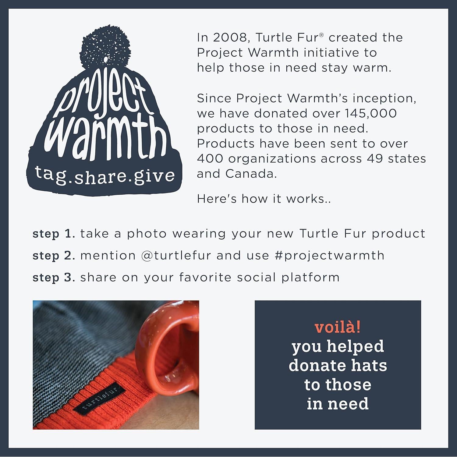 Diadema de Fleece Turtle Fur Triple Capa para Adultos Negro