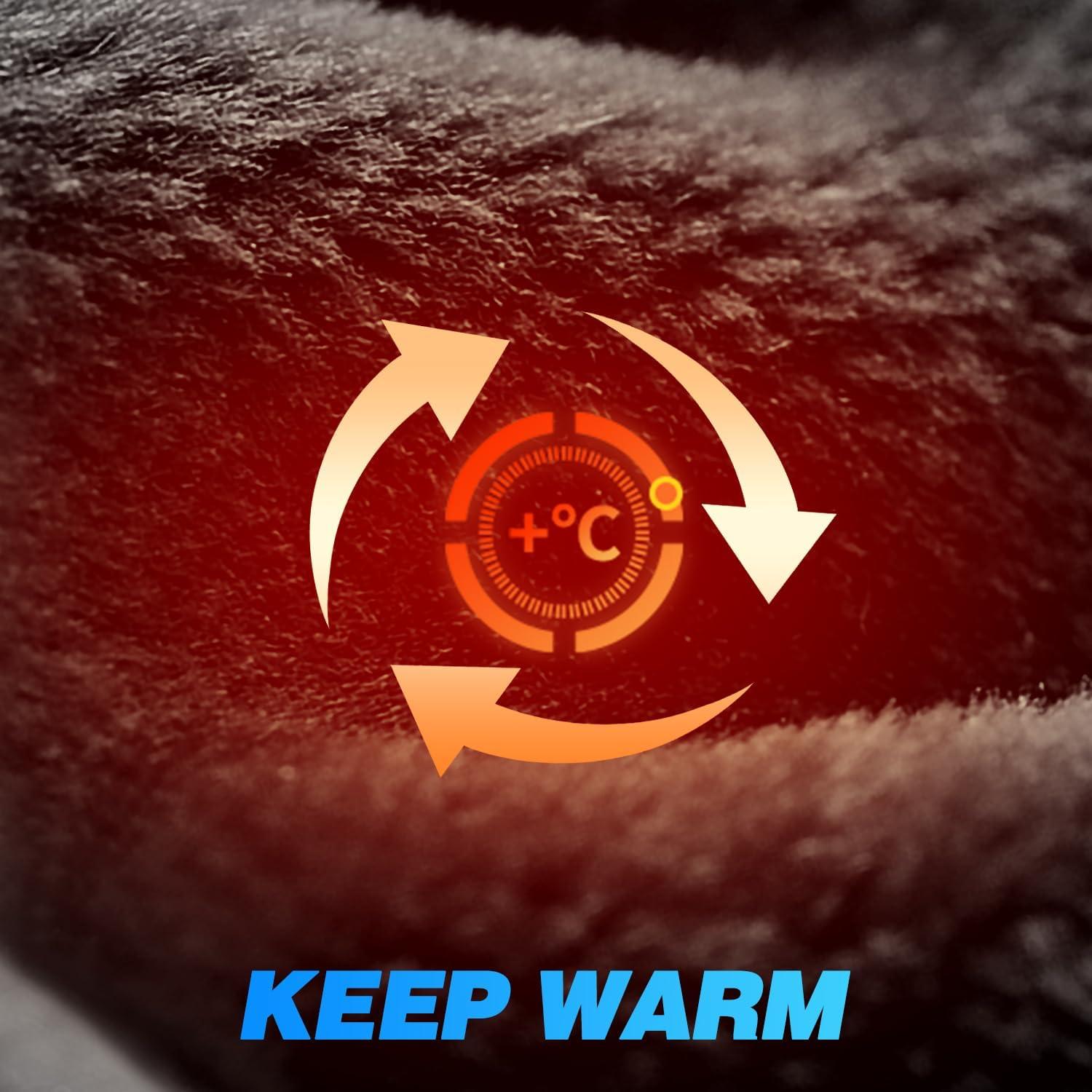 Orejeras de Invierno TALONITE Plegables Forro Polar Negro