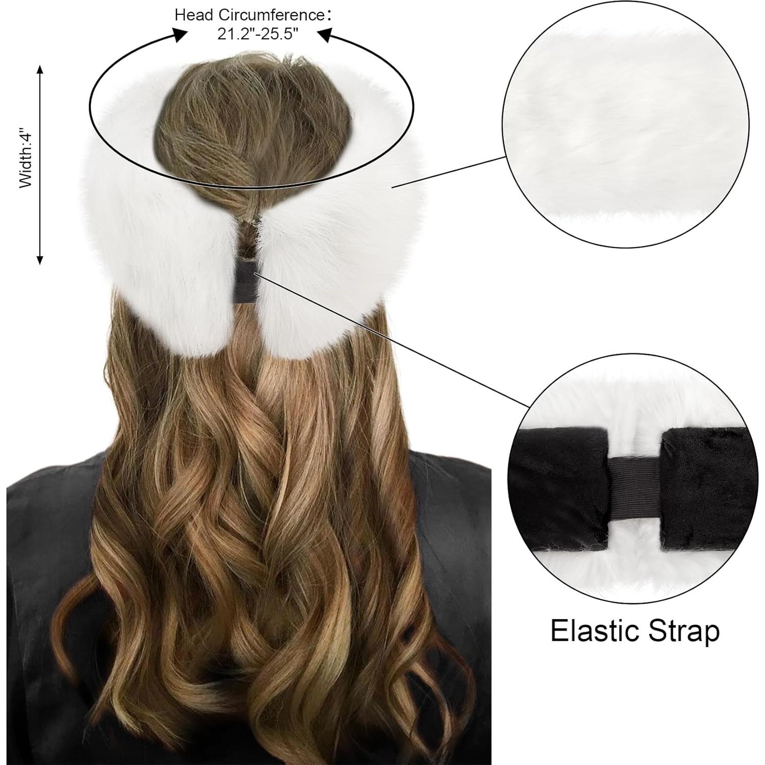 Diadema de Invierno Loritta para Mujeres - Calentadores de Oídos Peludos