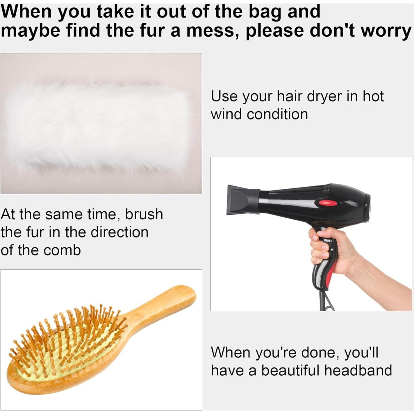 Diadema de Invierno Loritta para Mujeres - Calentadores de Oídos Peludos