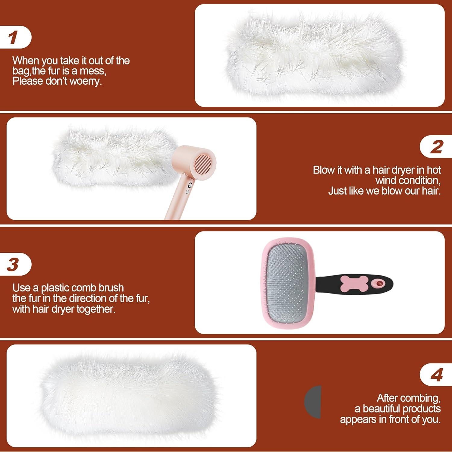 Diadema de Piel Sintética Dikoaina para Mujeres - Calentador de Oídos