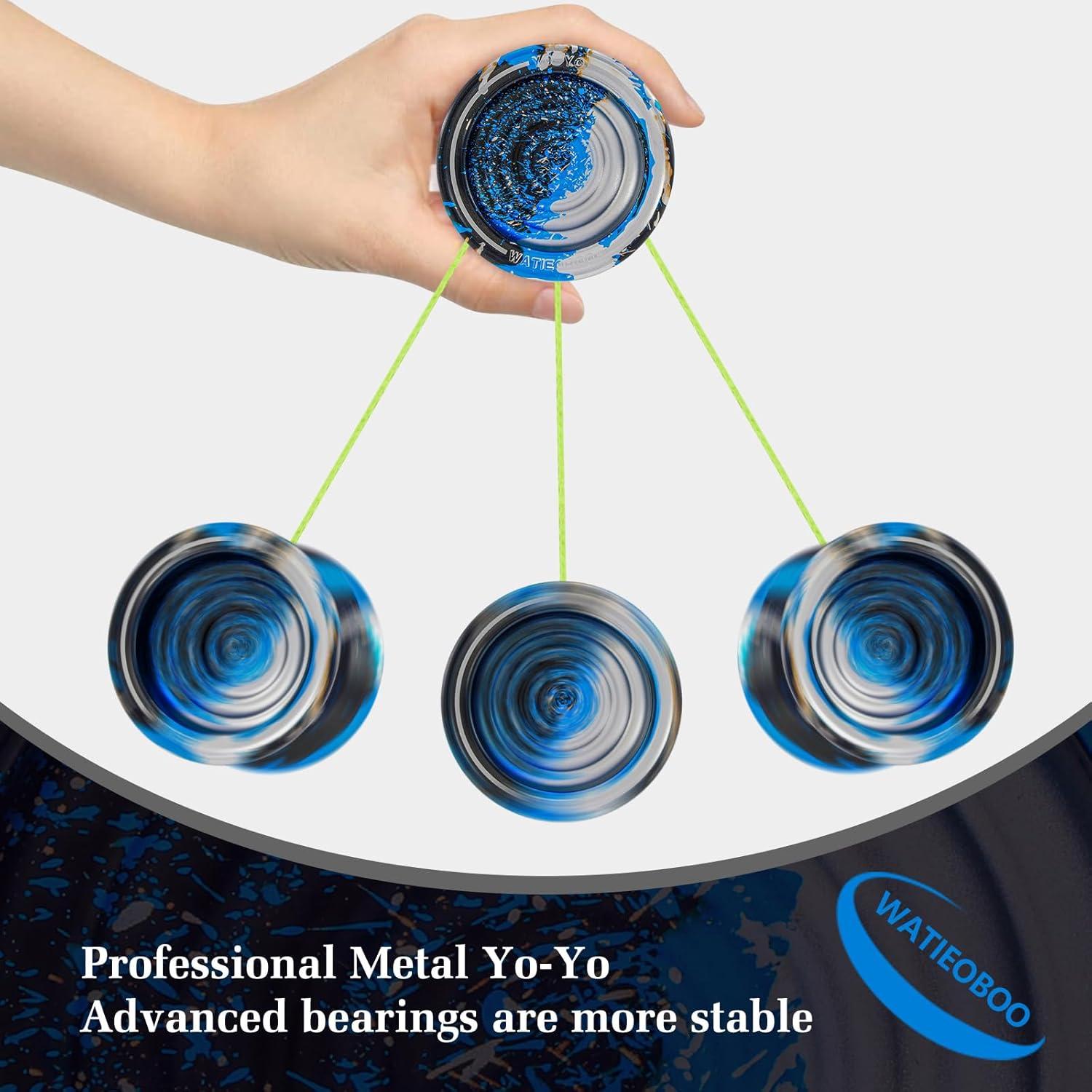 Yo-yo Metálico WATIEOBOO Profesional para Niños y Adultos