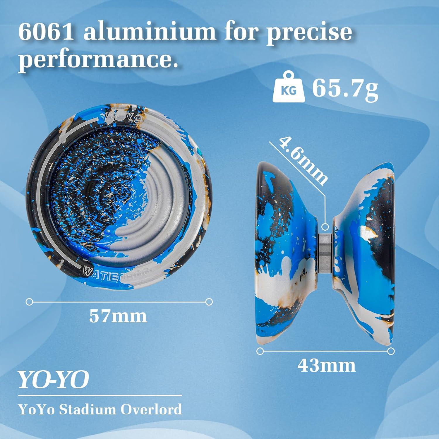 Yo-yo Metálico WATIEOBOO Profesional para Niños y Adultos