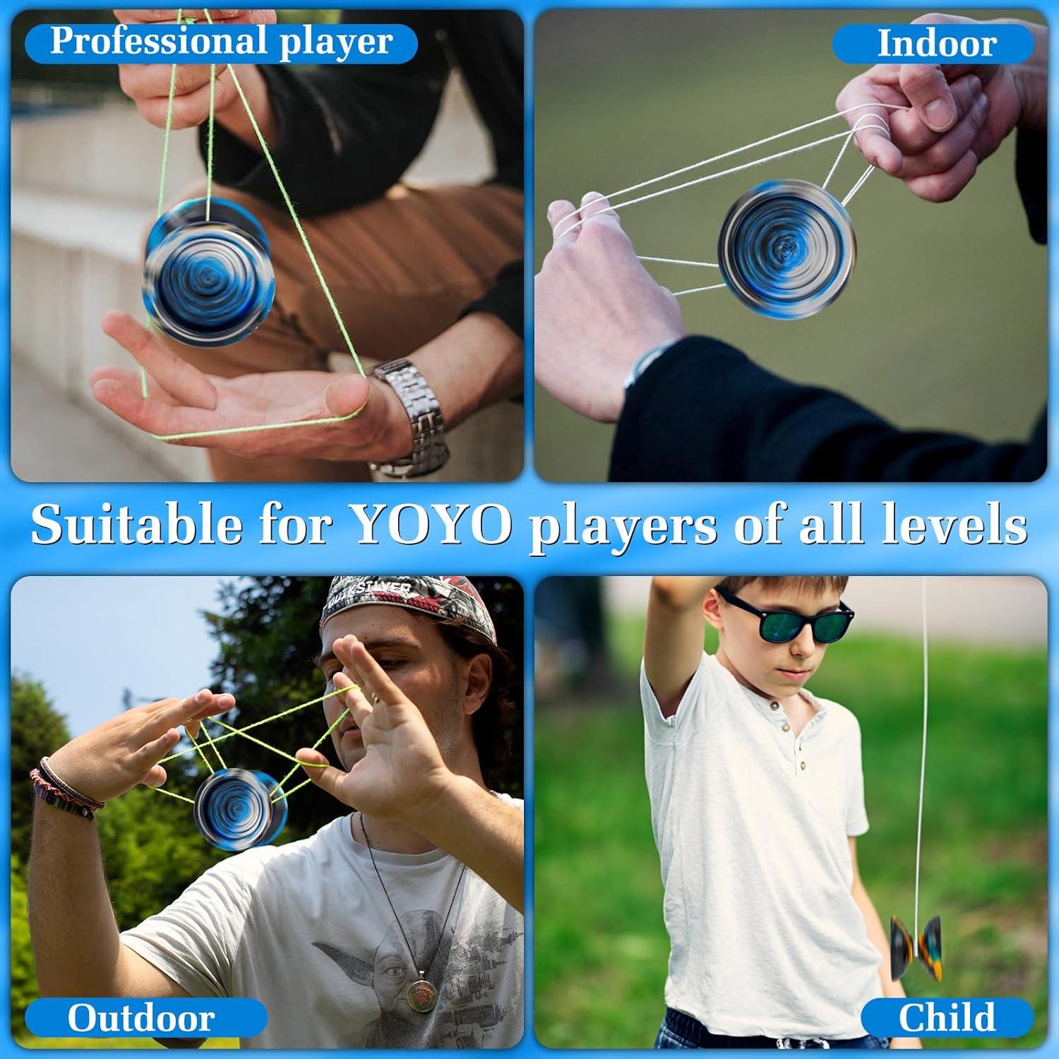 Yo-yo Metálico WATIEOBOO Profesional para Niños y Adultos