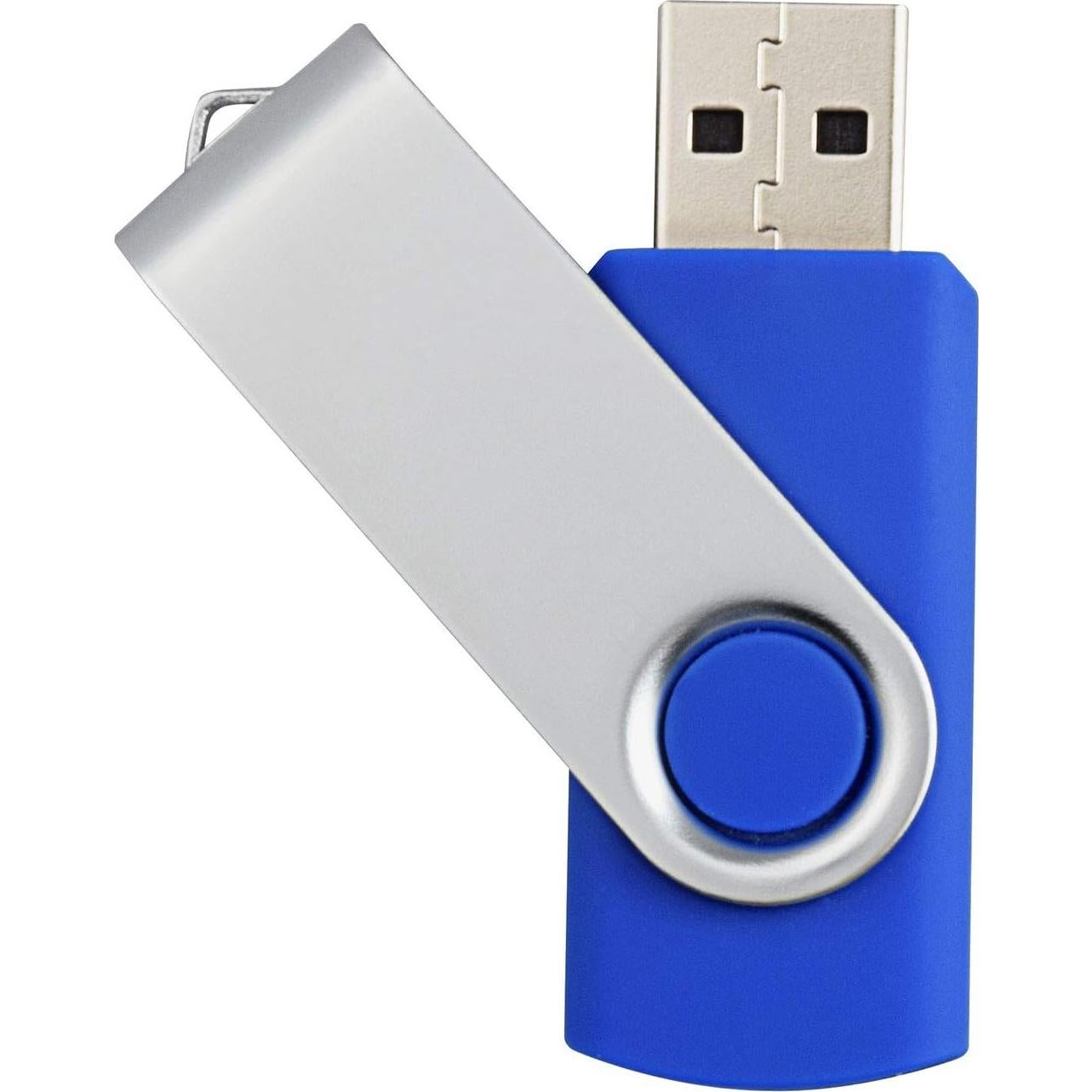 Paquete de 10 USB Flash Drive KOOTION 1GB Azul