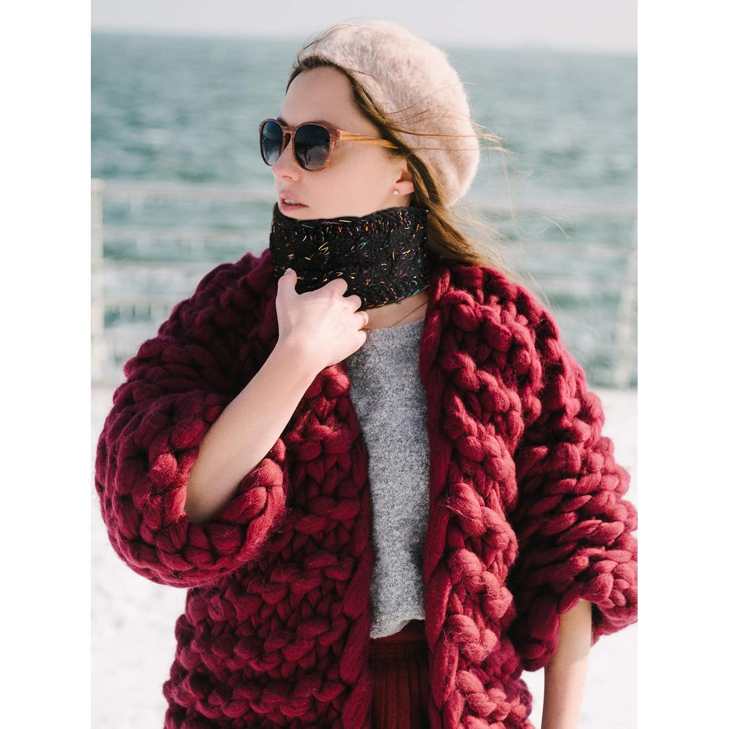 Diademas de Invierno Tejidas WILLBOND - 6 Piezas Multicolor