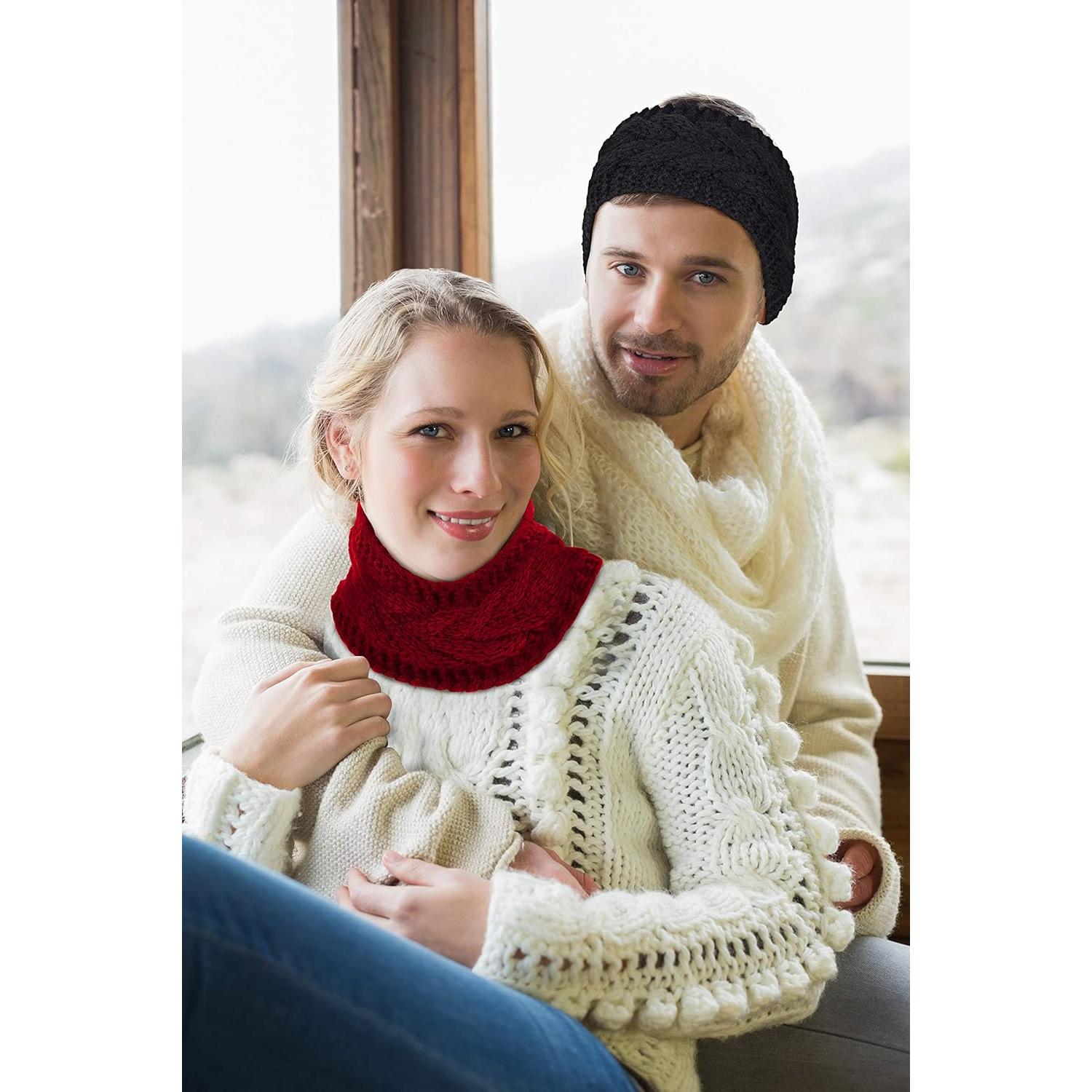 Diademas de Invierno Tejidas WILLBOND - 6 Piezas Multicolor