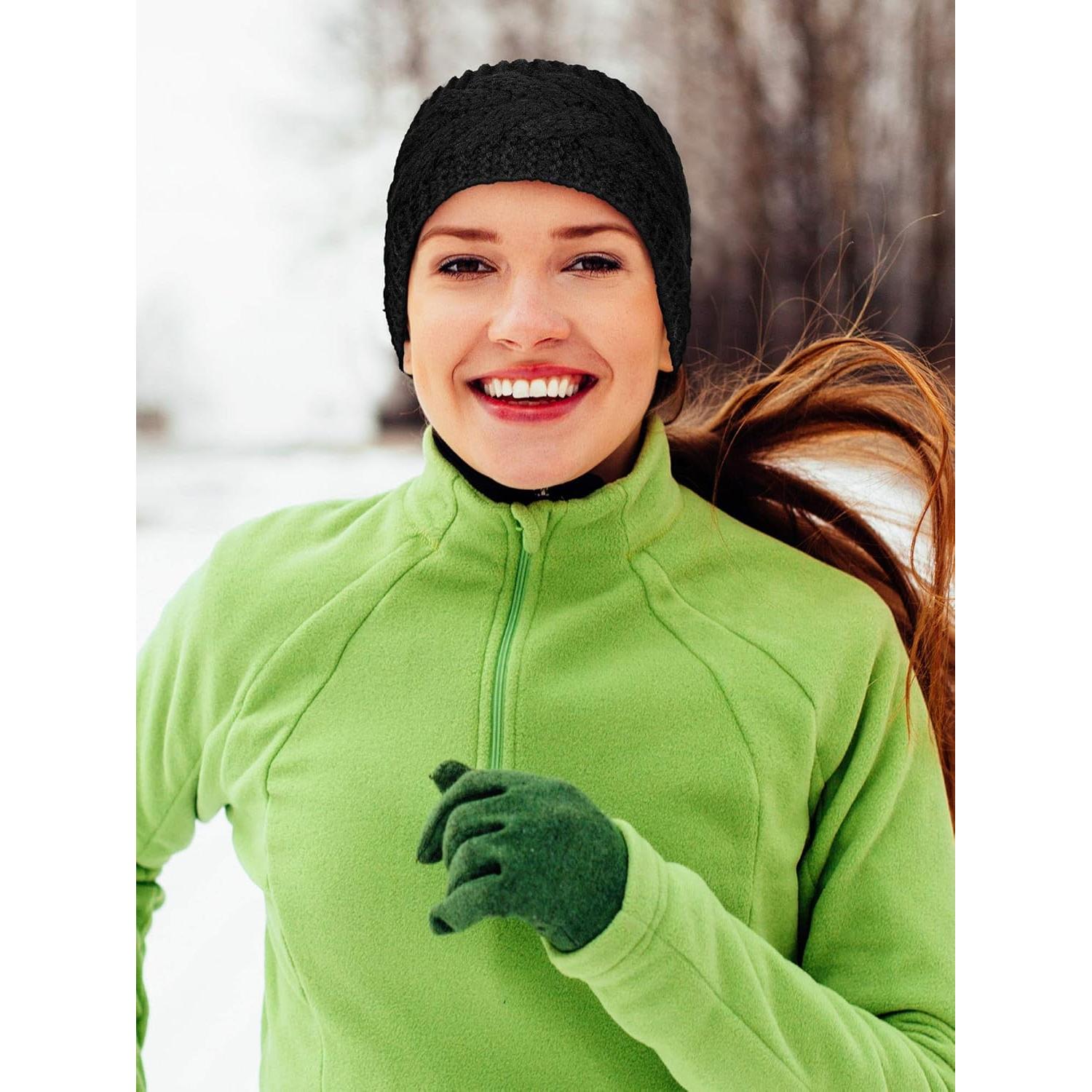 Diademas de Invierno Tejidas WILLBOND - 6 Piezas Multicolor