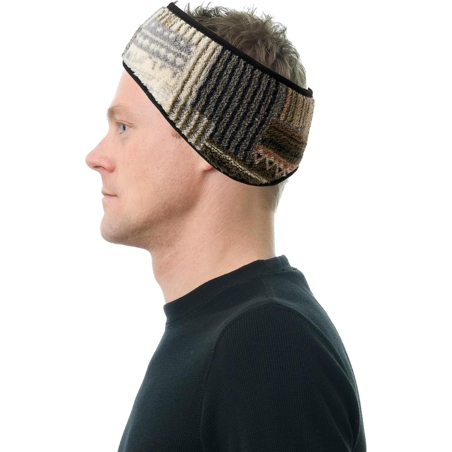 Cinta para la cabeza Kiyrnie invierno 2 unidades verde marrón