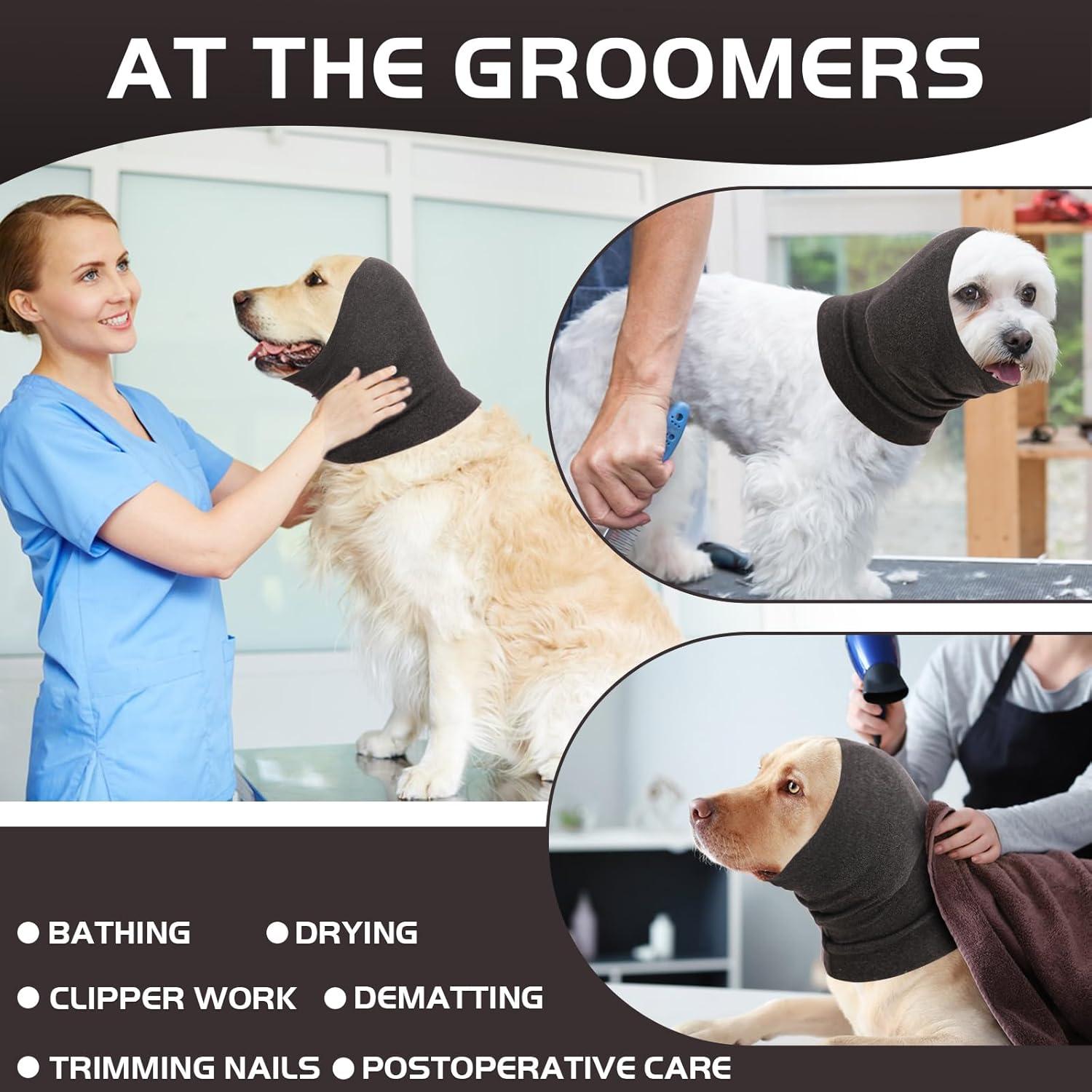 Cubierta de Cabeza para Perros Nanaki Quiet Dog - Gris Pequeño