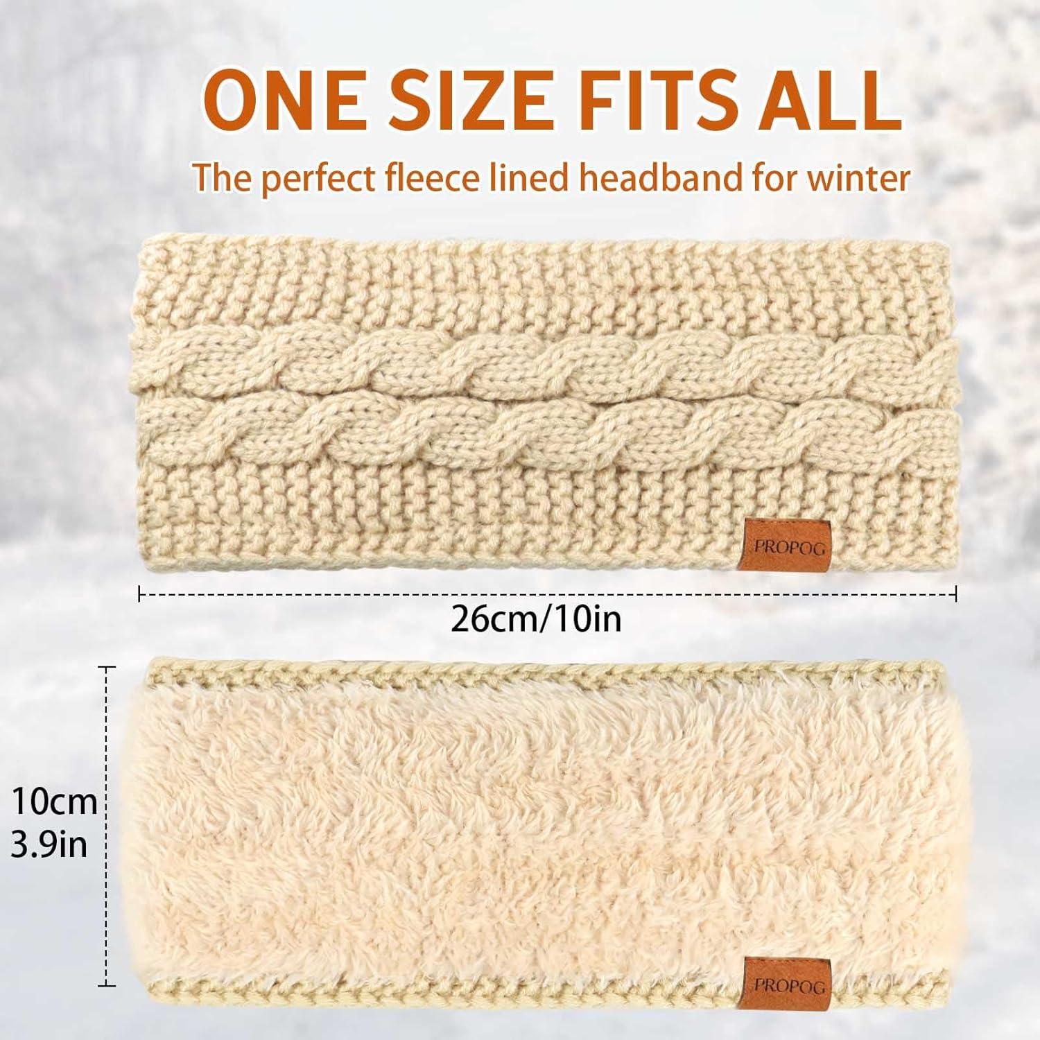 Diadema Calentadora de Oídos PROPOG Beige para Mujeres