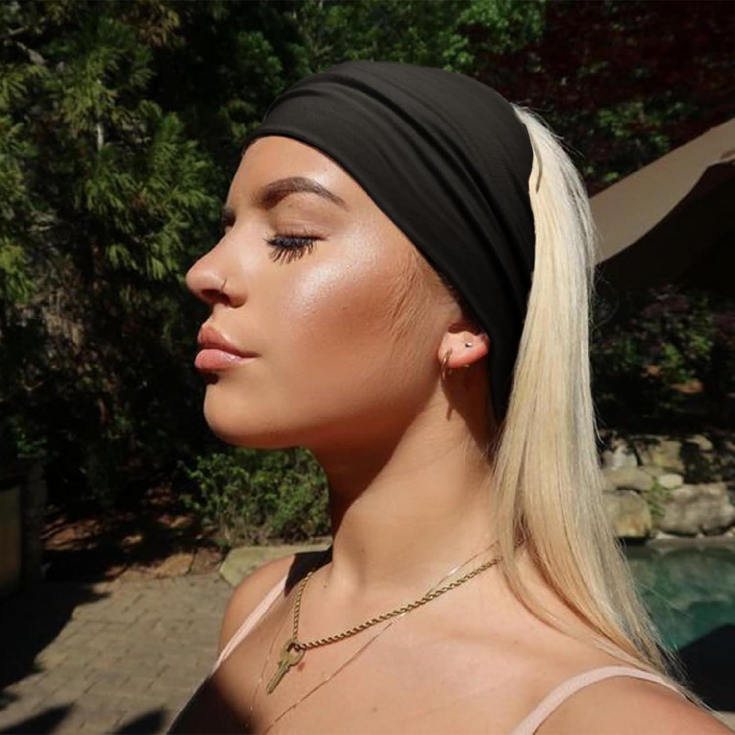 Diademas Turbante DRESHOW 4 Pcs Mujeres Amplias Colores