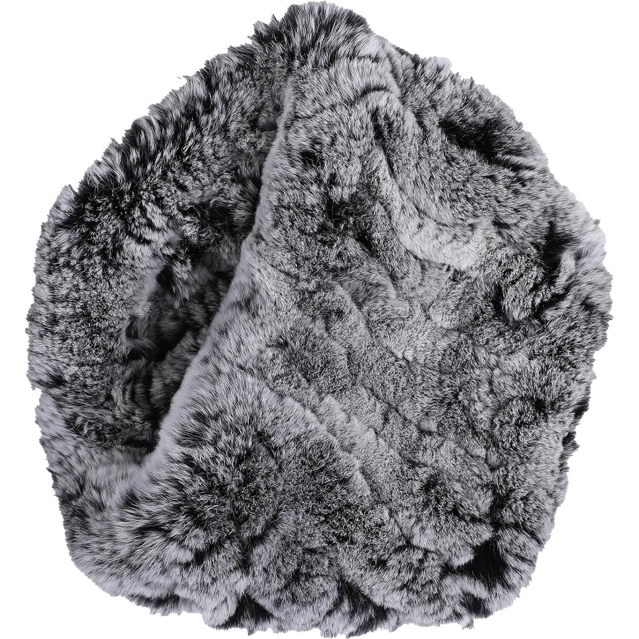 Diadema de Piel de Conejo Rex BOONJOVIA - Calentador de Oídos y Cuello