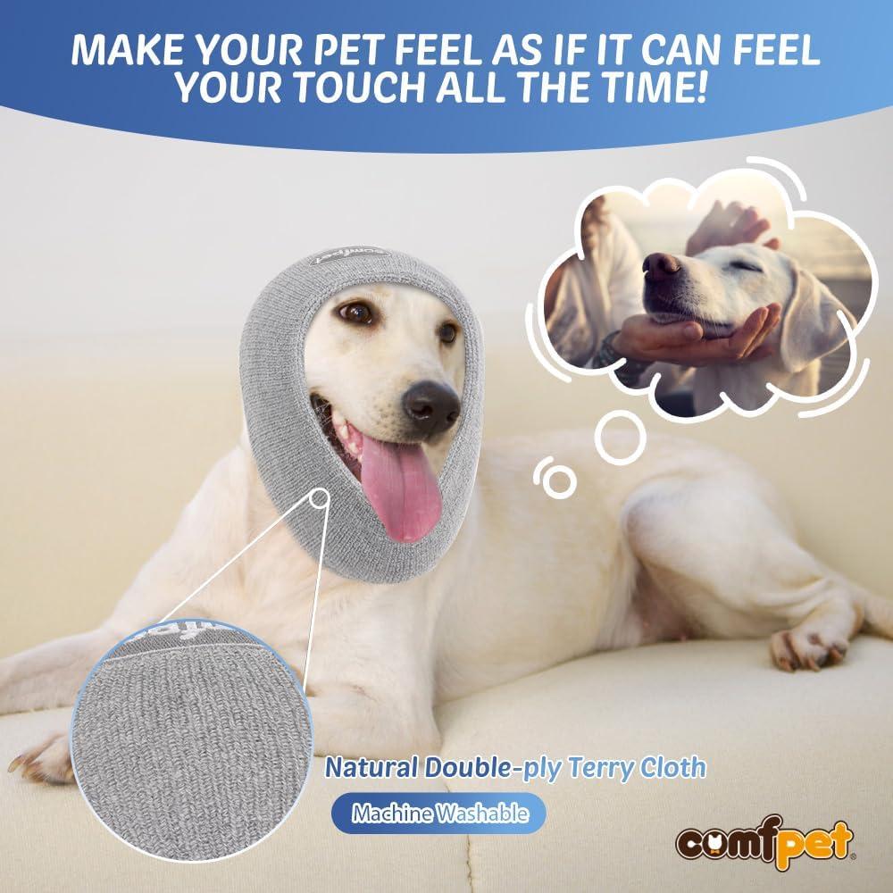 Cubre Orejas para Perros y Gatos COMFPET Snood M Gris