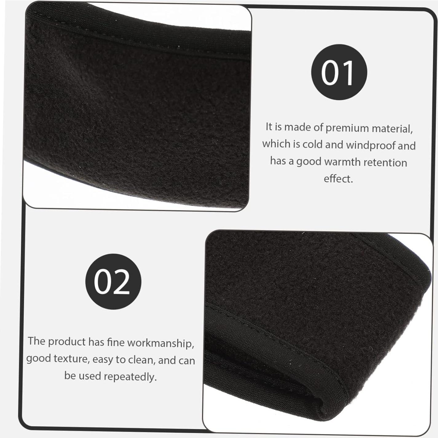 Diademas Transpirables Toyvian para Frío - 2 Piezas Negras