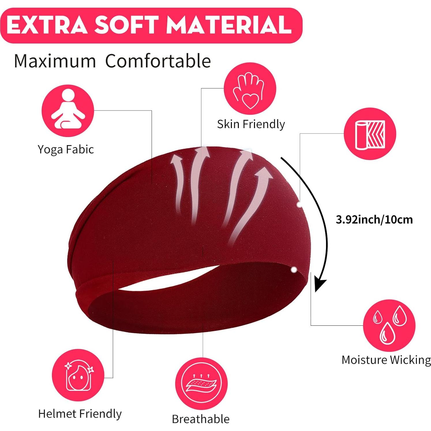 Banda Ancha RITOPER para Ejercicio y Yoga - Suave y Elástica