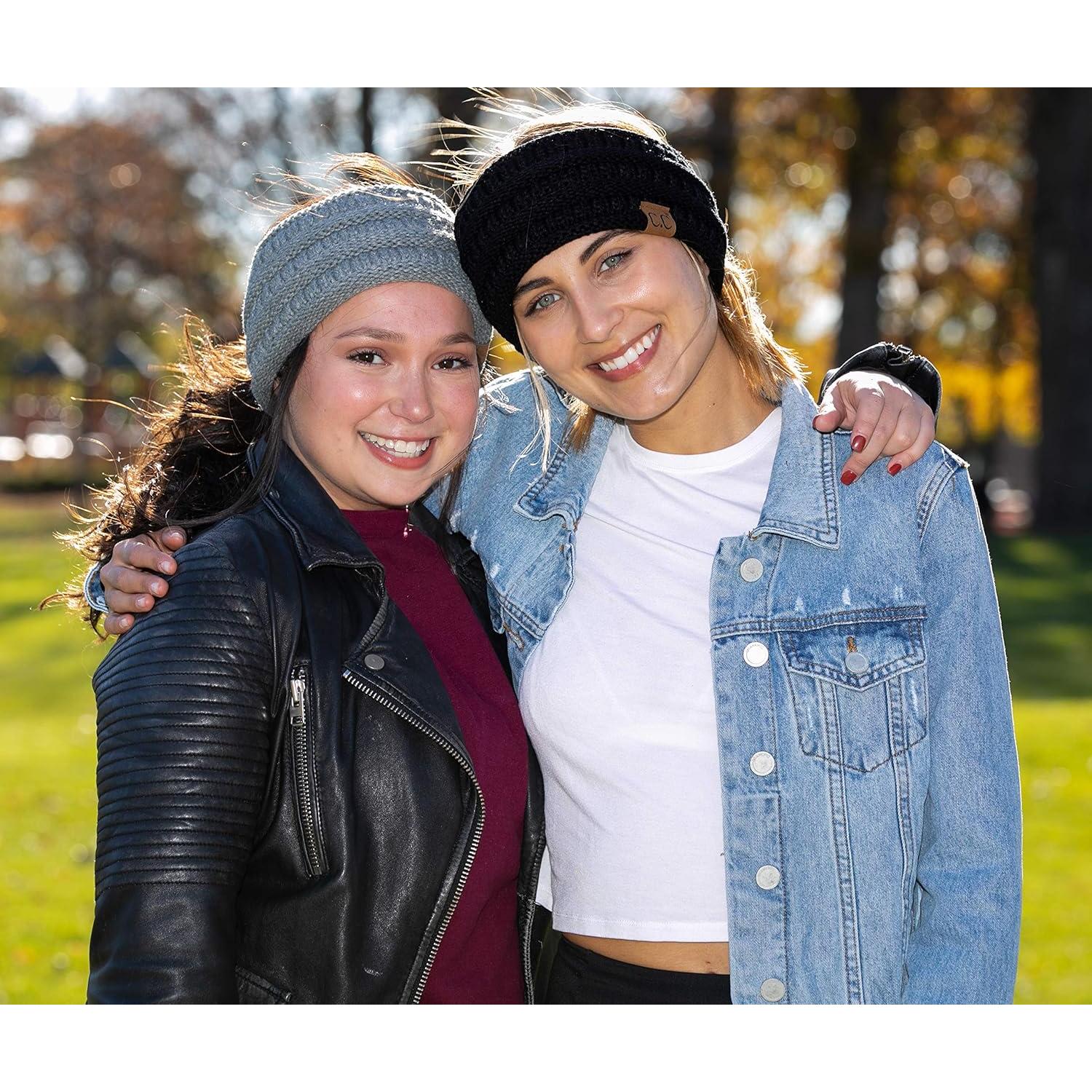 Diadema de Tejido Acogedor Funky Junque para Mujeres - 2 Pzs