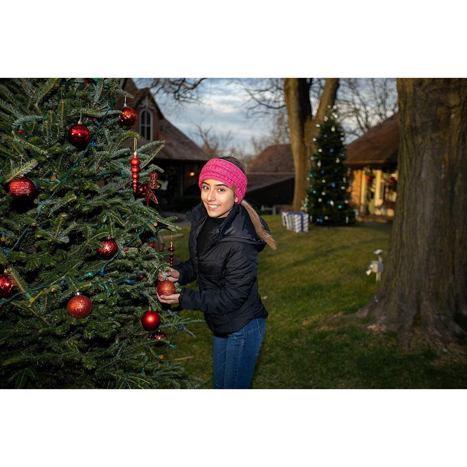 Diadema de Tejido Acogedor Funky Junque para Mujeres - 2 Pzs