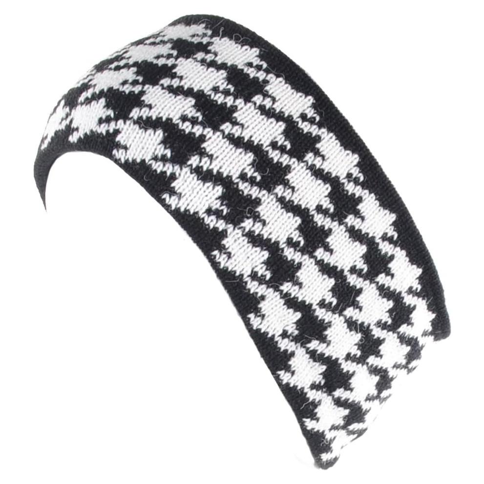 Banda para la Cabeza de Mujer BYOS Houndstooth Forro Polar