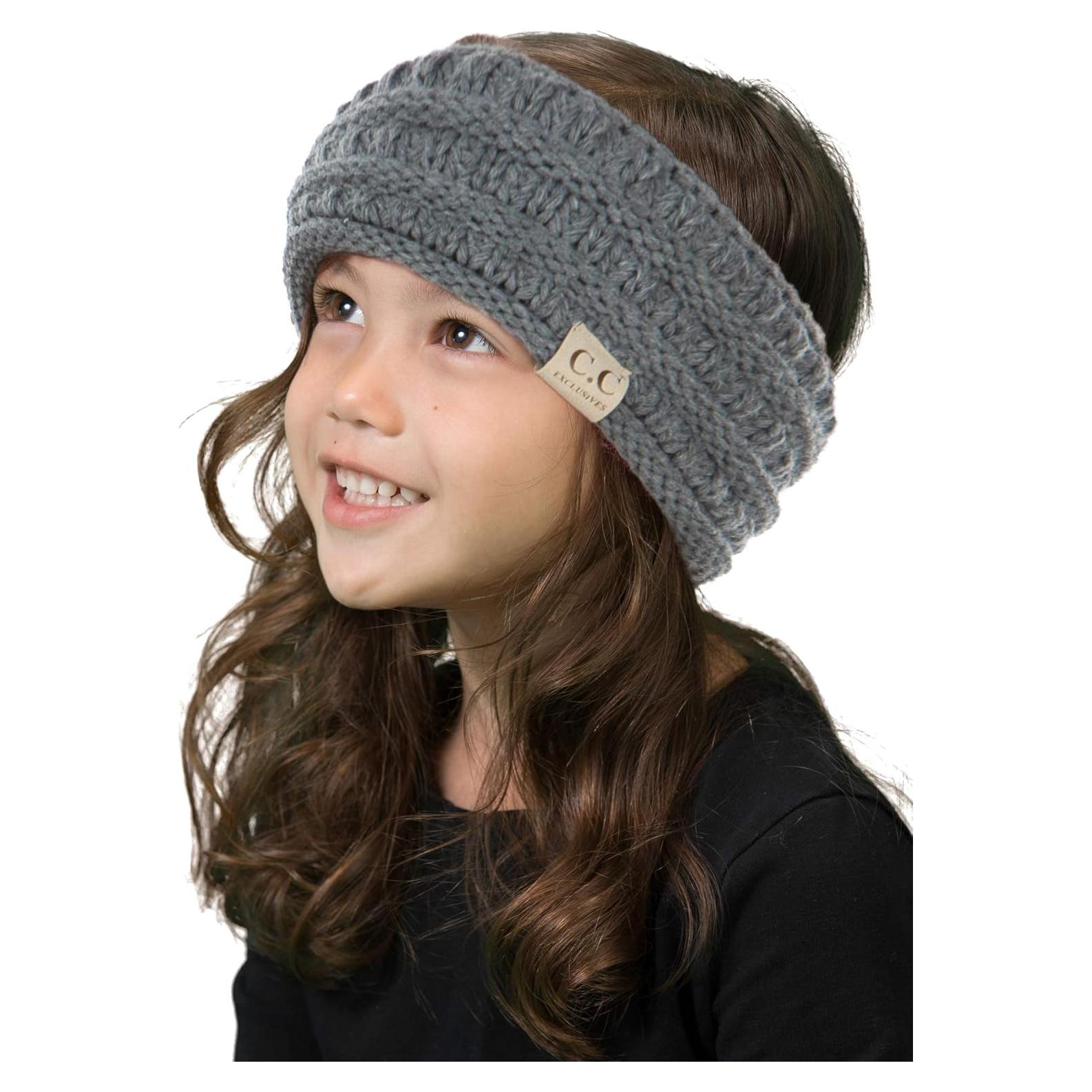Diadema de Invierno para Niños Funky Junque Gris Jaspeado