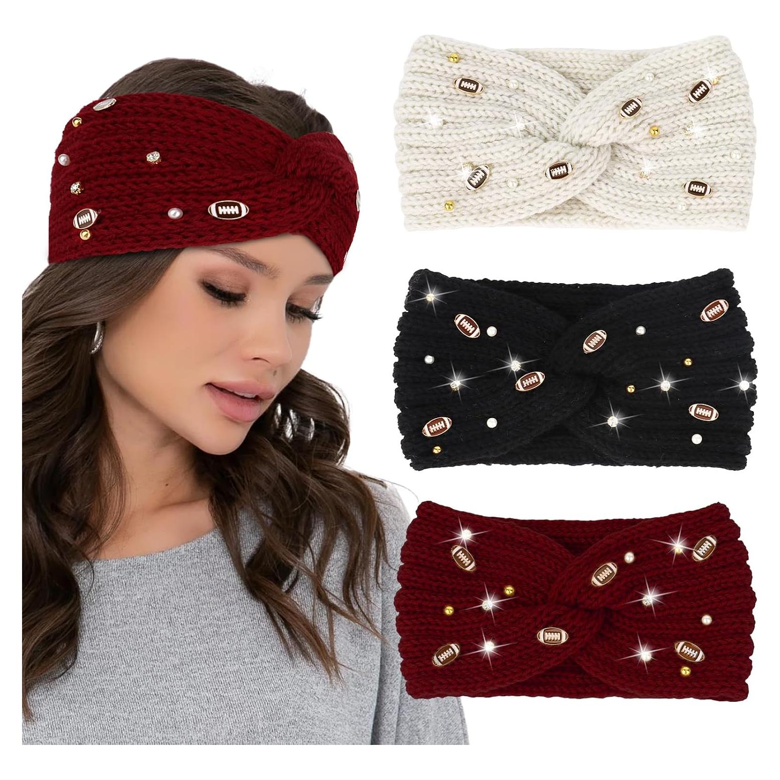 Cintas de cabeza de invierno BAHABY 3 piezas para mujeres