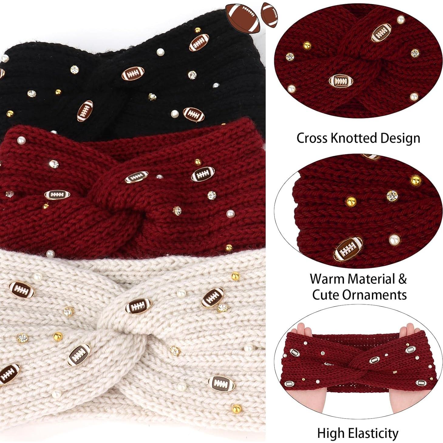 Cintas de cabeza de invierno BAHABY 3 piezas para mujeres