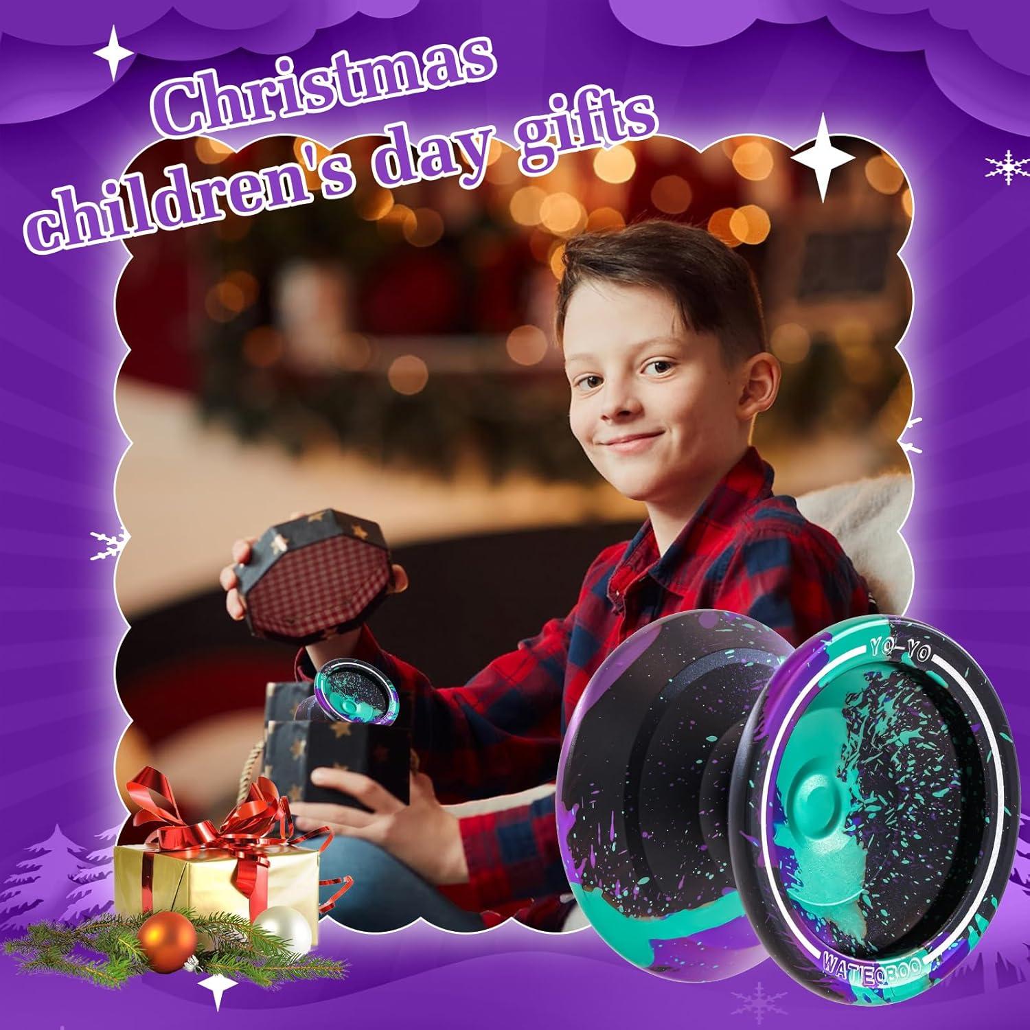 Yoyo Profesional WATIEOBOO Metal 9cm para Niños y Adultos