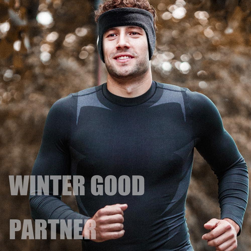 Calentadores de Oído M-YOUNG Doble Capa Gris para Invierno