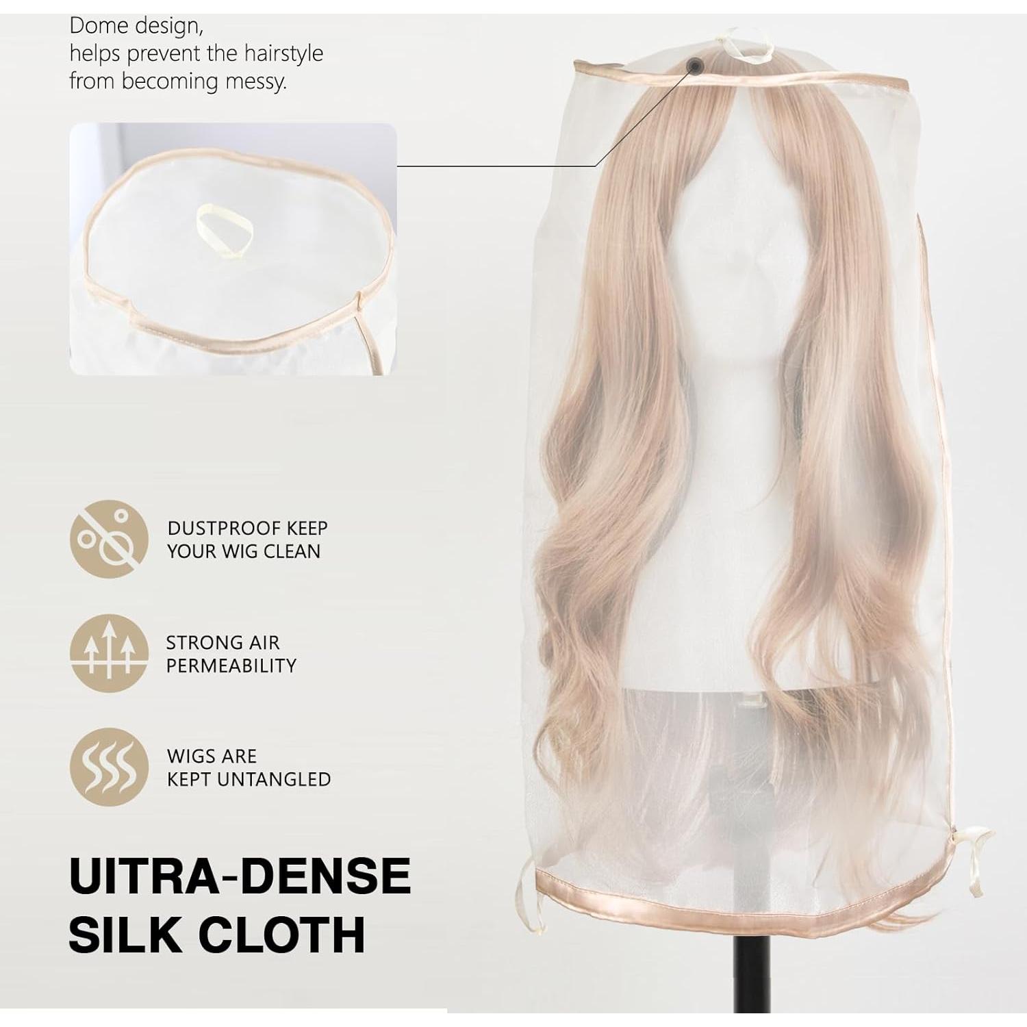 5 Bolsas de Almacenamiento para Pelucas AIHOPESTO - Transpirables