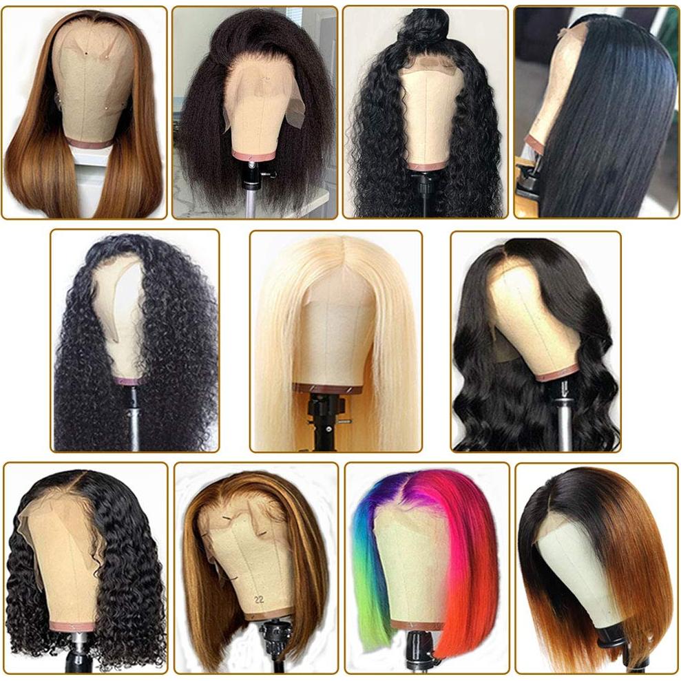 Cabeza de Maniquí de Lienzo Dazzle 22" para Pelucas