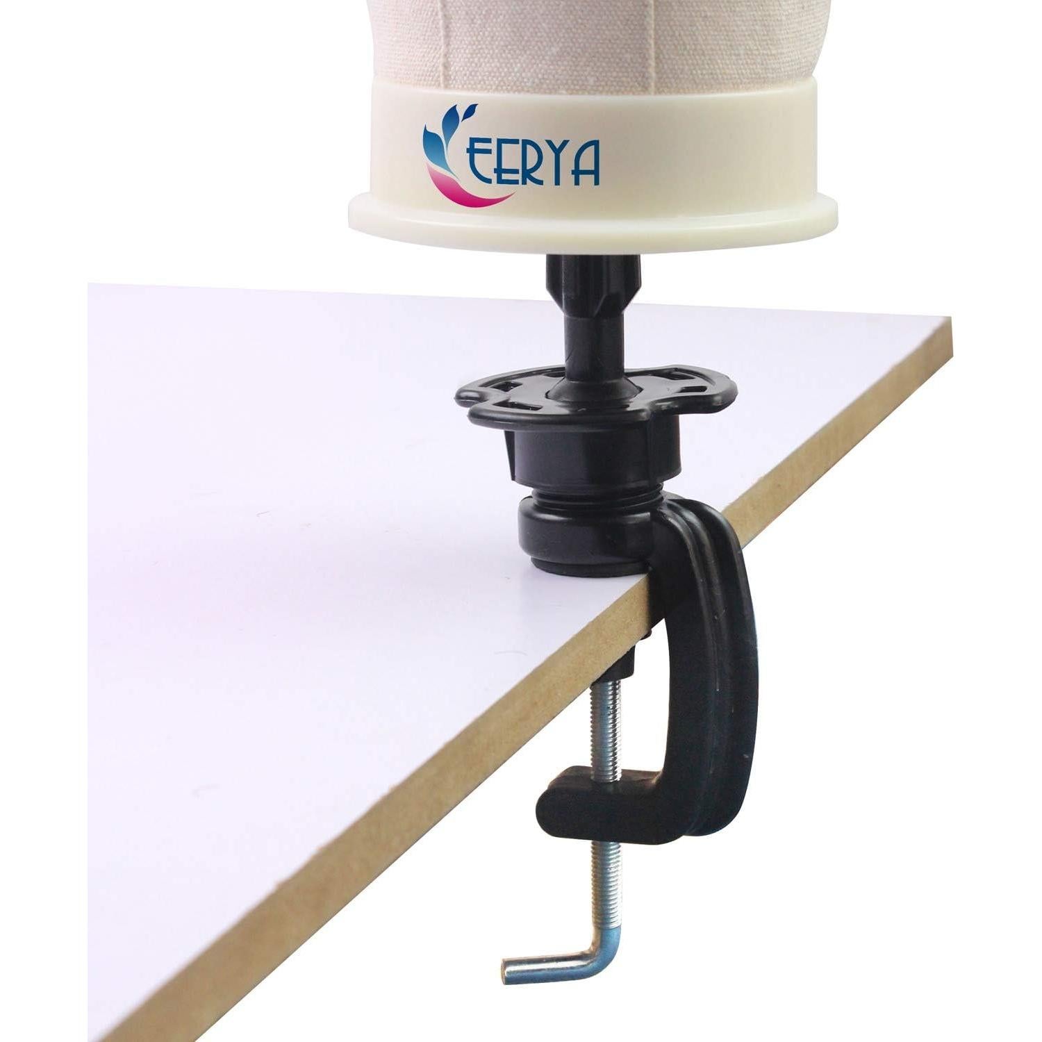 Soporte de Cabeza de Maniquí EERYA Negro para Pelucas 1Pc