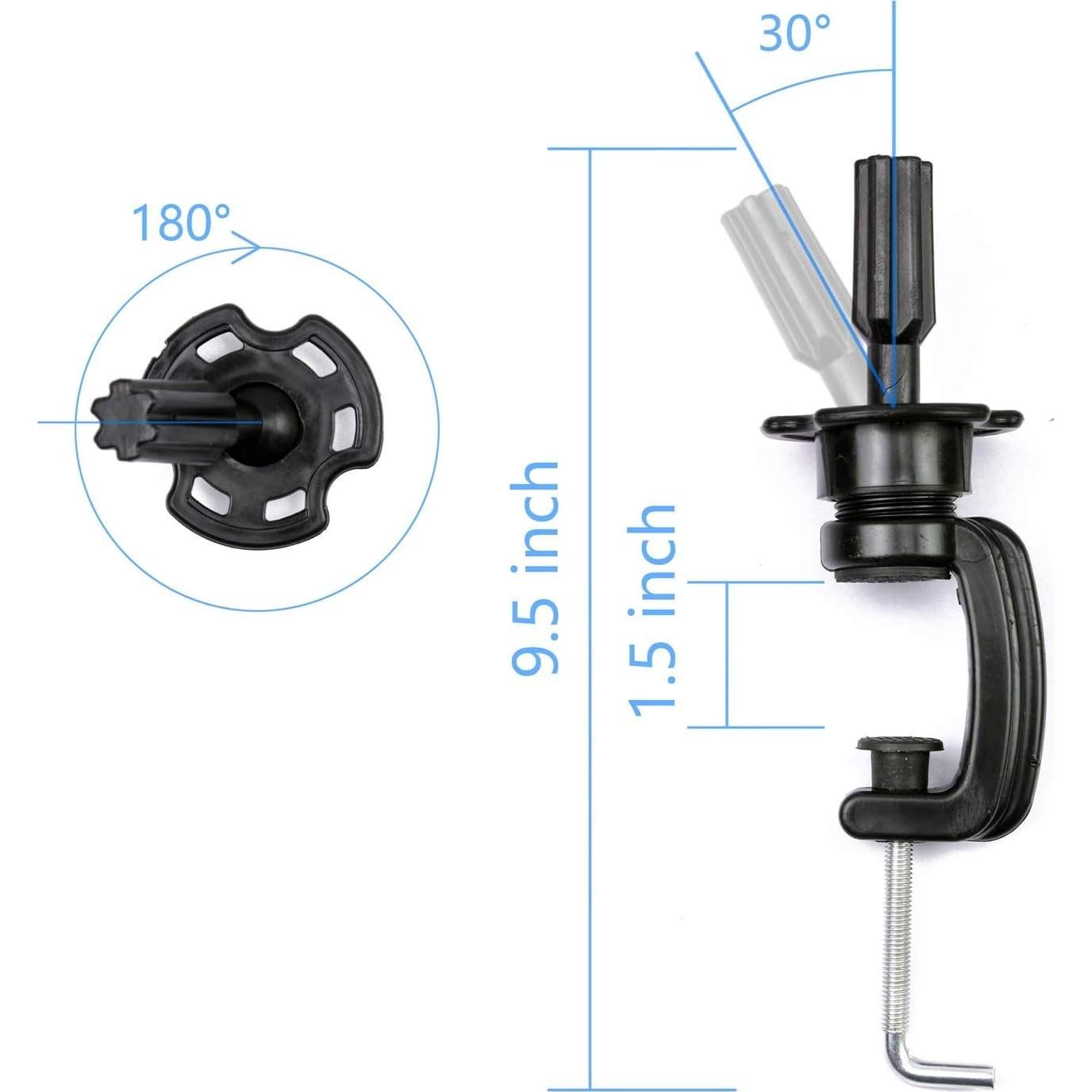 Soporte de Cabeza de Maniquí EERYA Negro para Pelucas 1Pc