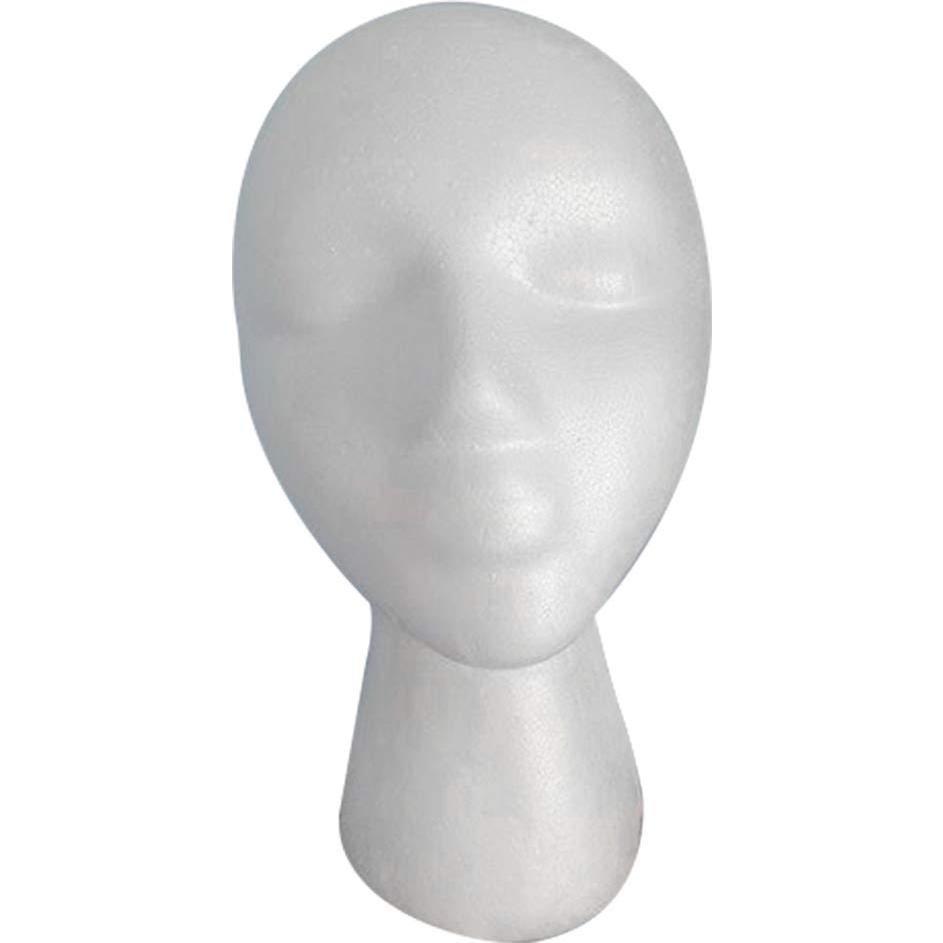Cabeza de Maniquí Femenina de Espuma LIAMTU - Soporte para Peluca