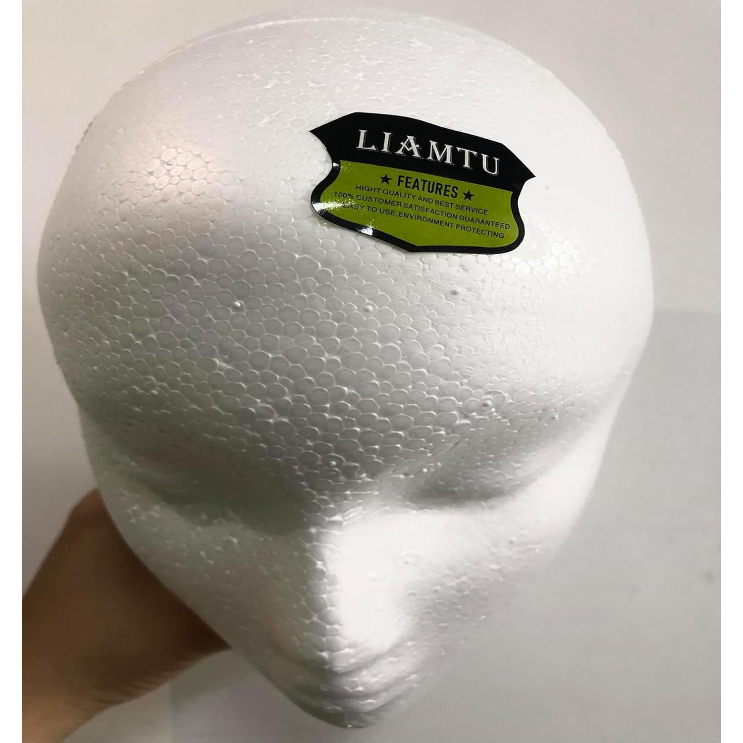 Cabeza de Maniquí Femenina de Espuma LIAMTU - Soporte para Peluca