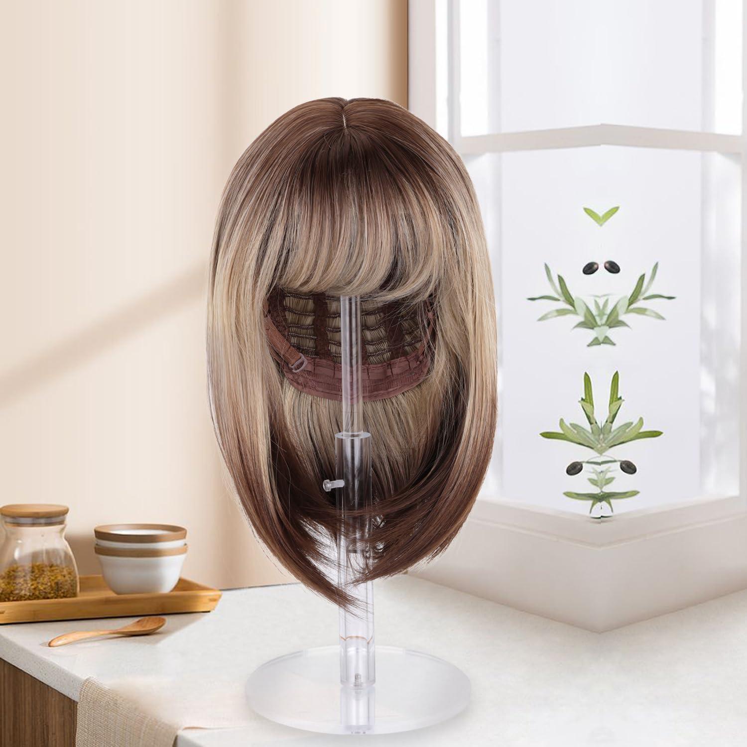 Soporte de Exhibición para Pelucas y Sombreros Poipoilu Ajustable