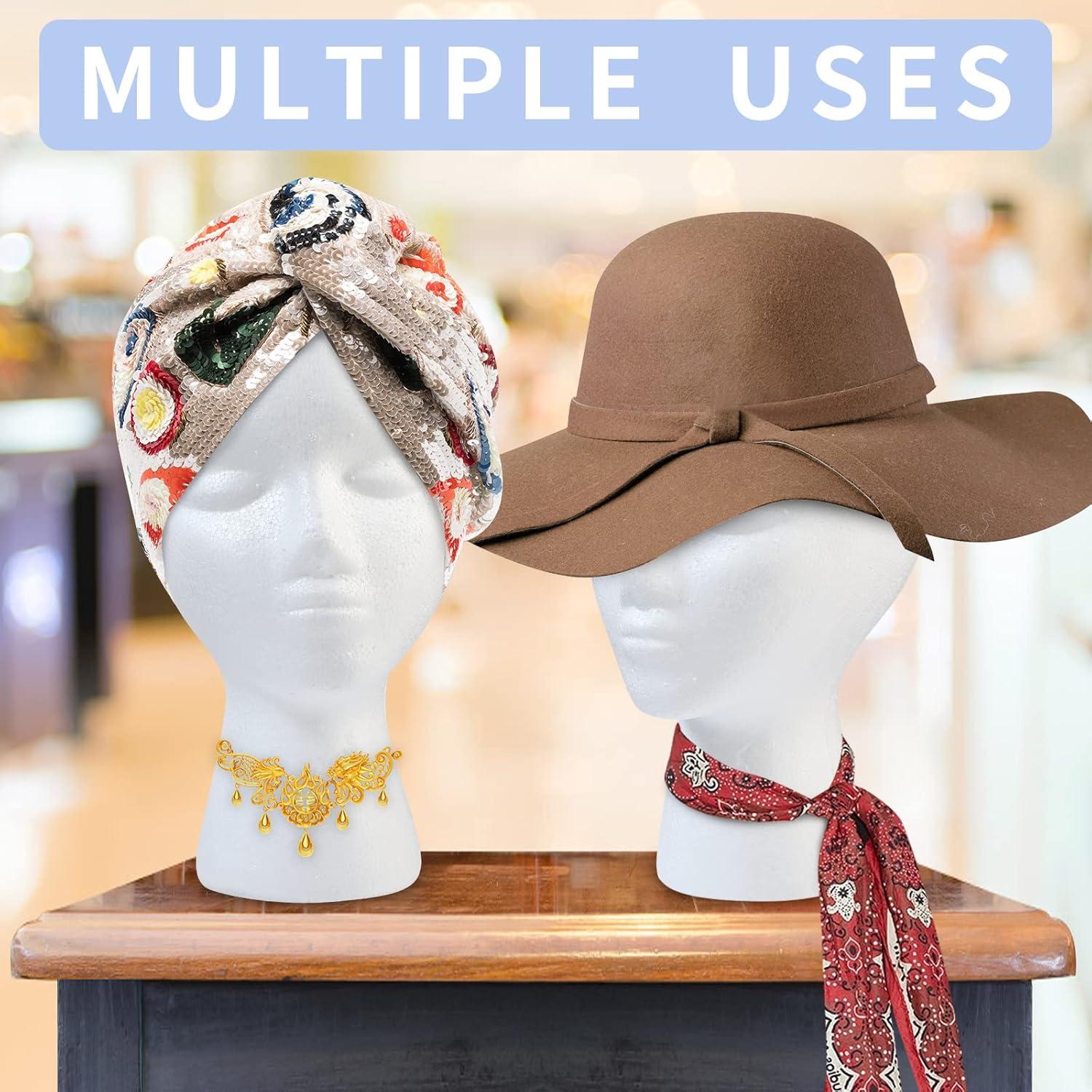 Cabeza de Maniquí de Espuma 3 Piezas GliSun 50 cm Blanca