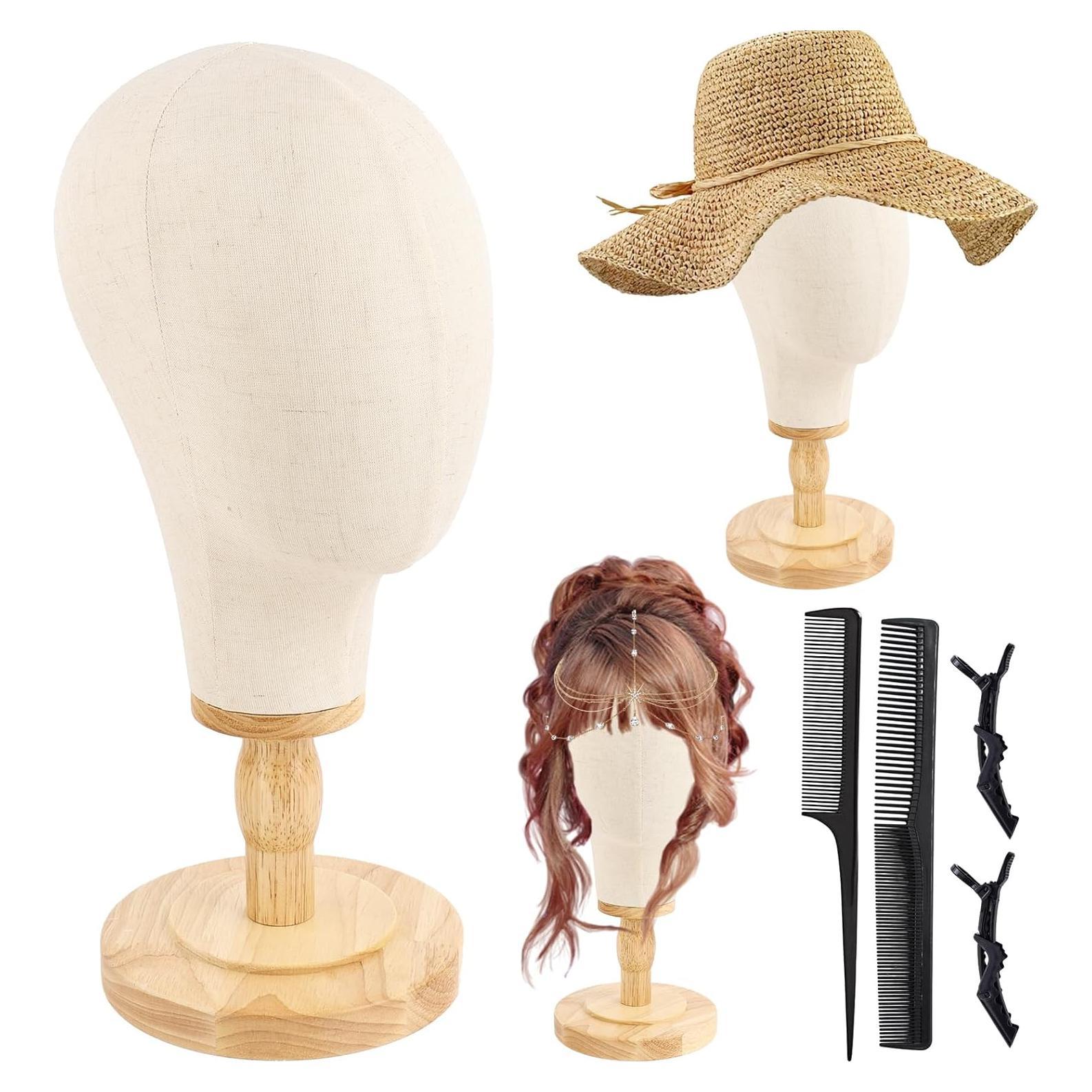 Soporte para Pelucas Beauty Star, Cabeza de Maniquí 56 cm