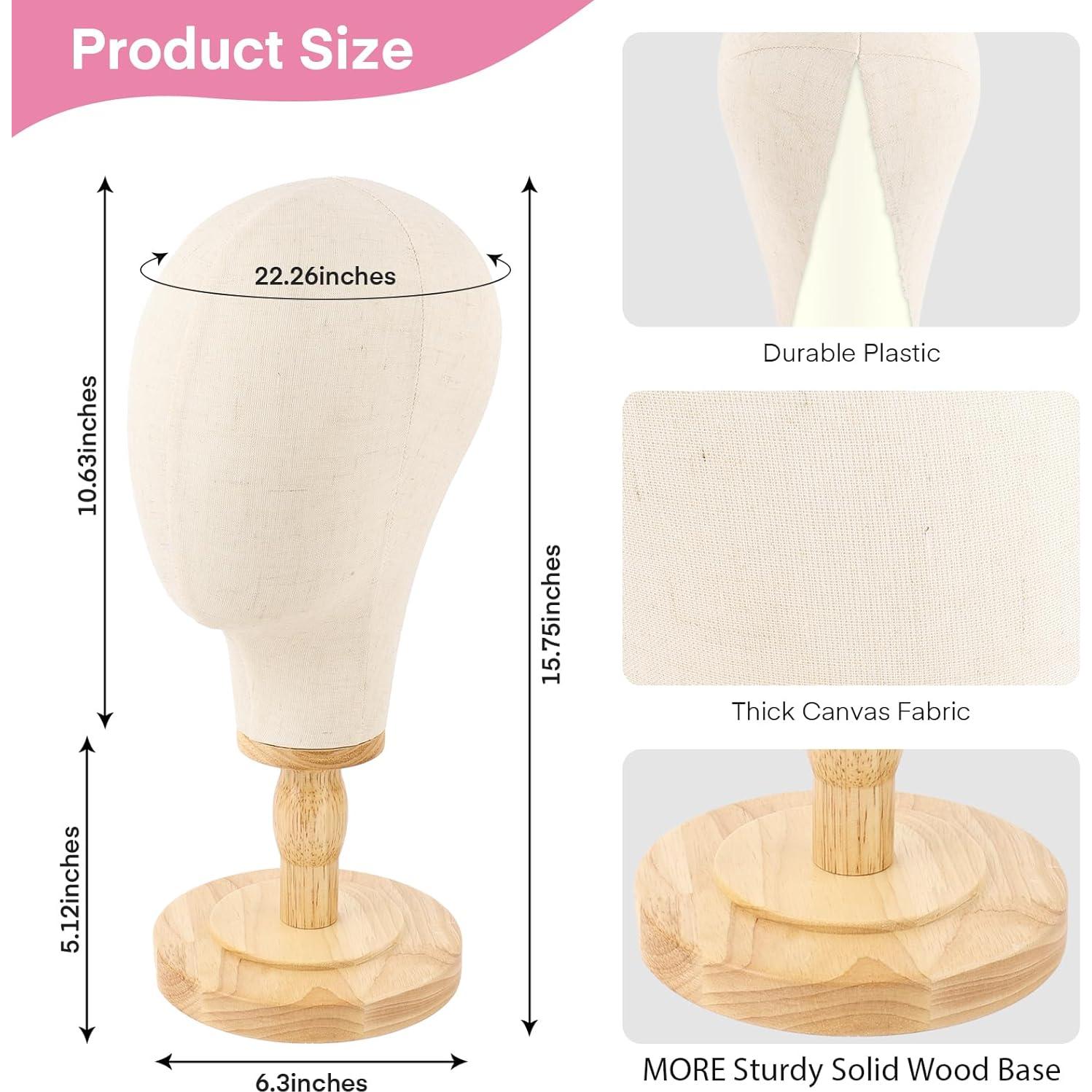 Soporte para Pelucas Beauty Star, Cabeza de Maniquí 56 cm