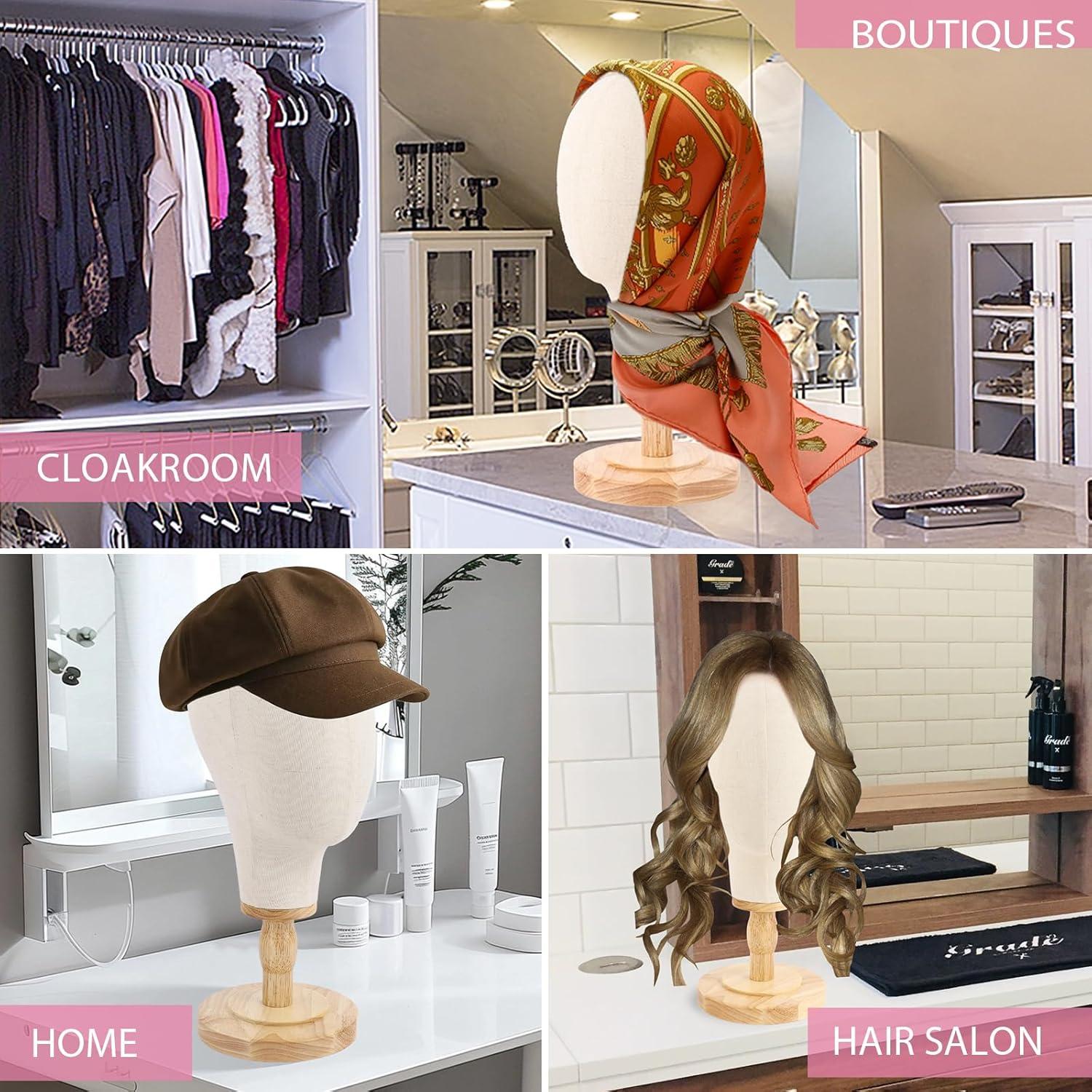 Soporte para Pelucas Beauty Star, Cabeza de Maniquí 56 cm