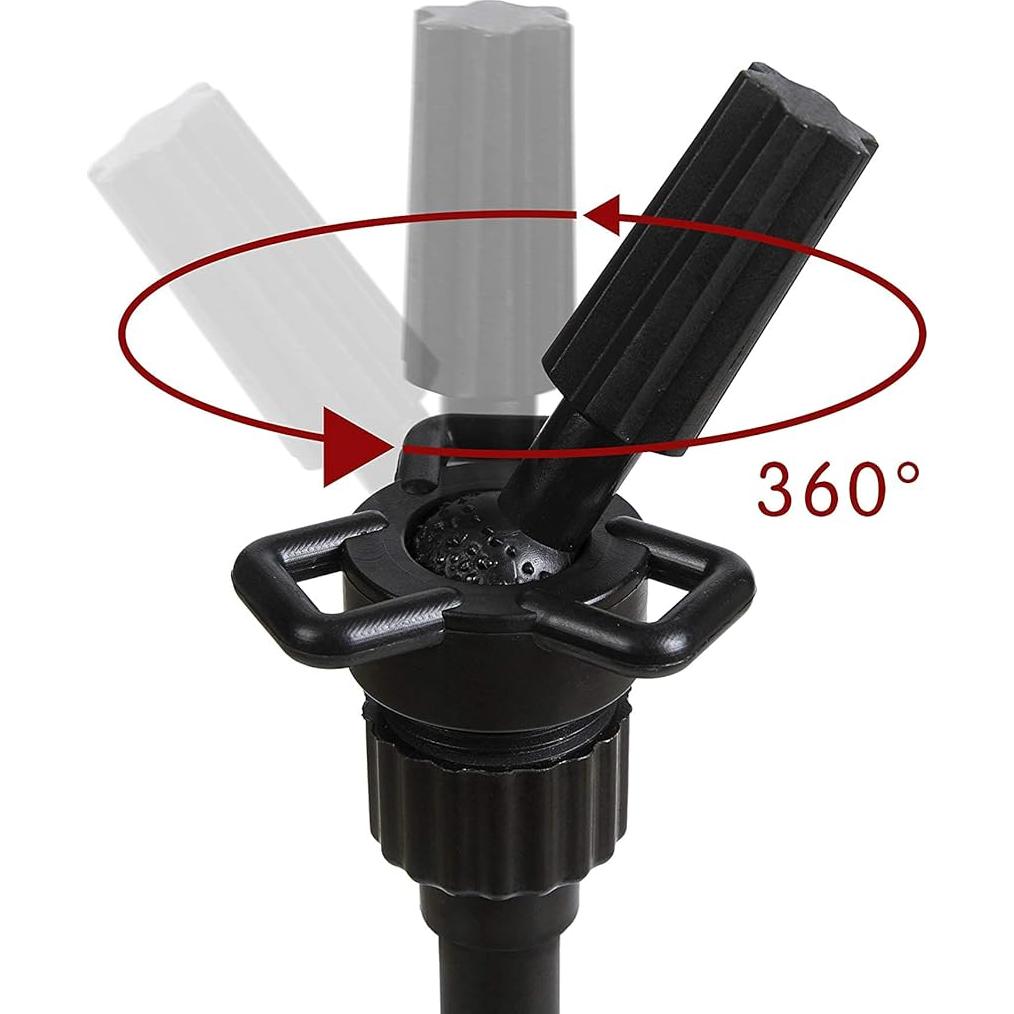 Soporte de Tripode para Cabeza de Peluca HYOUJIN Ajustable 90-133 cm Negro