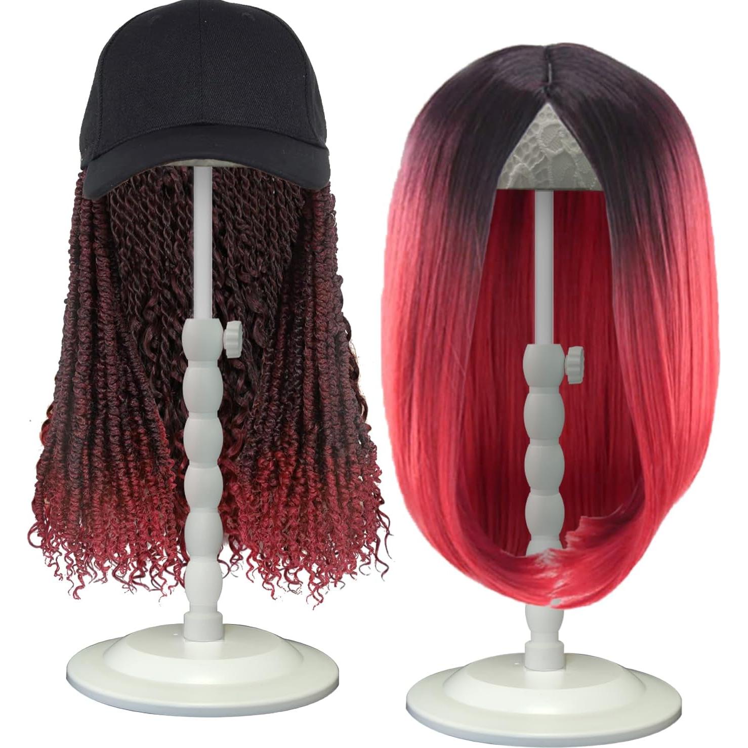 Soporte para Pelucas Ajustable Genérico Blanco 30.5-48.3 cm