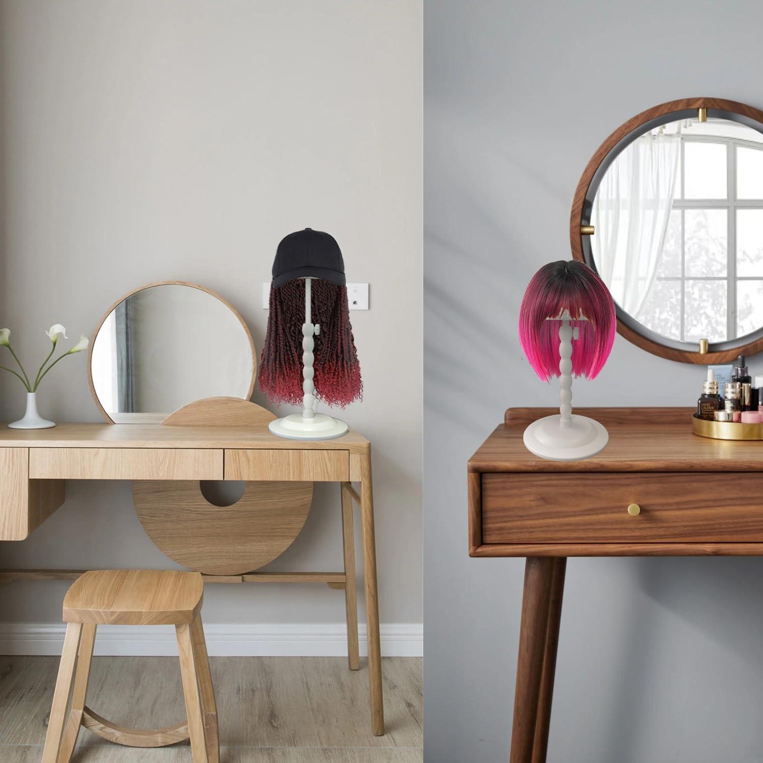 Soporte para Pelucas Ajustable Genérico Blanco 30.5-48.3 cm