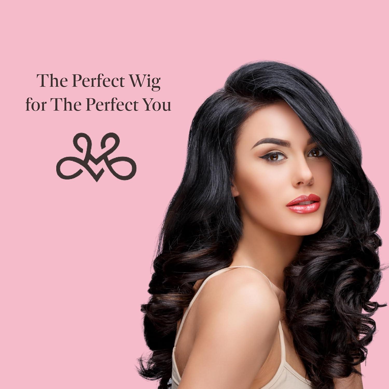 Soporte de Mesa de Succión Milano Collection para Pelucas - Negro